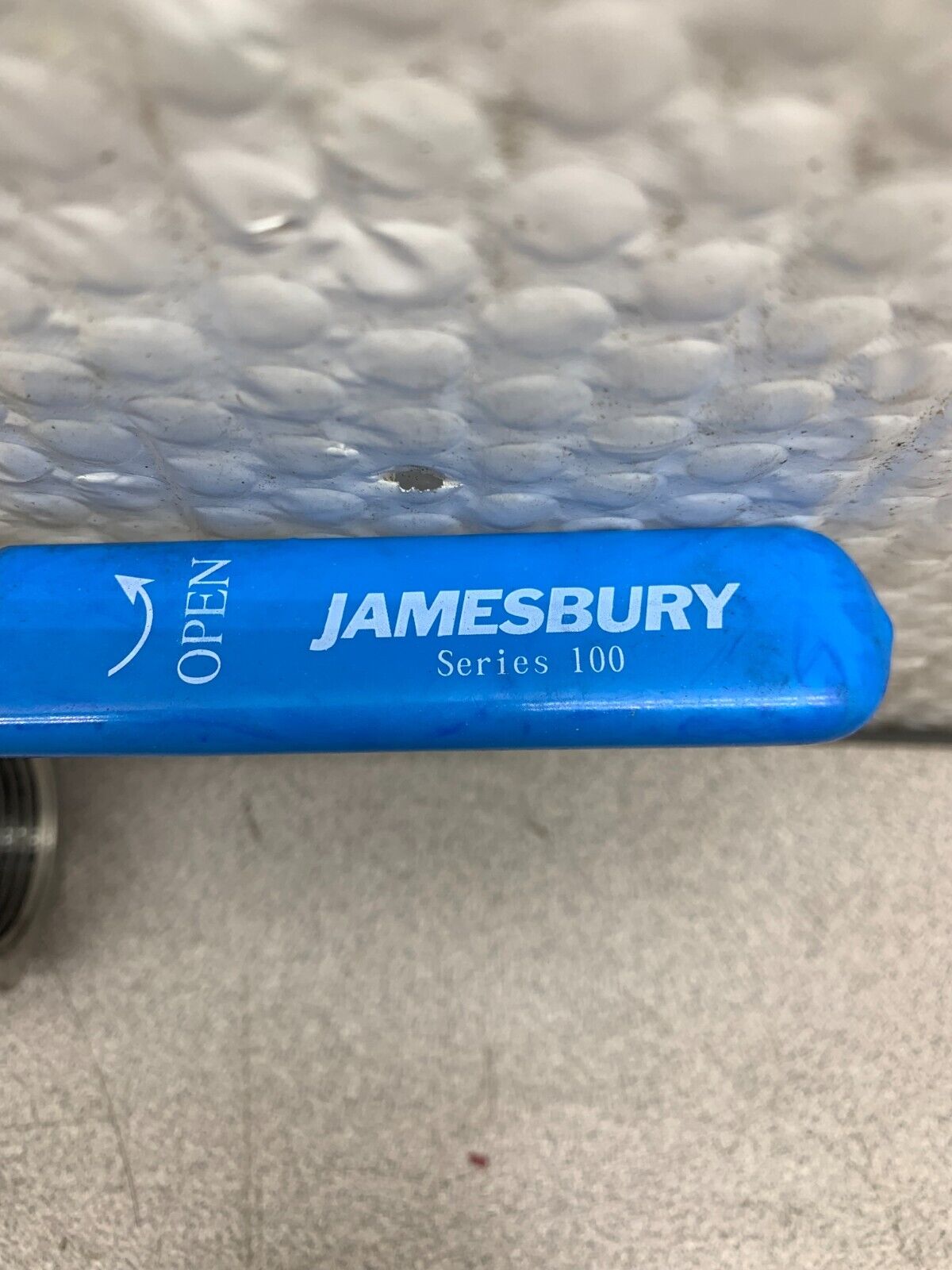 NEW JAMESBURY SERIES 100 STAINLESS 1" 2000 WOG BALL VALVE CF8M