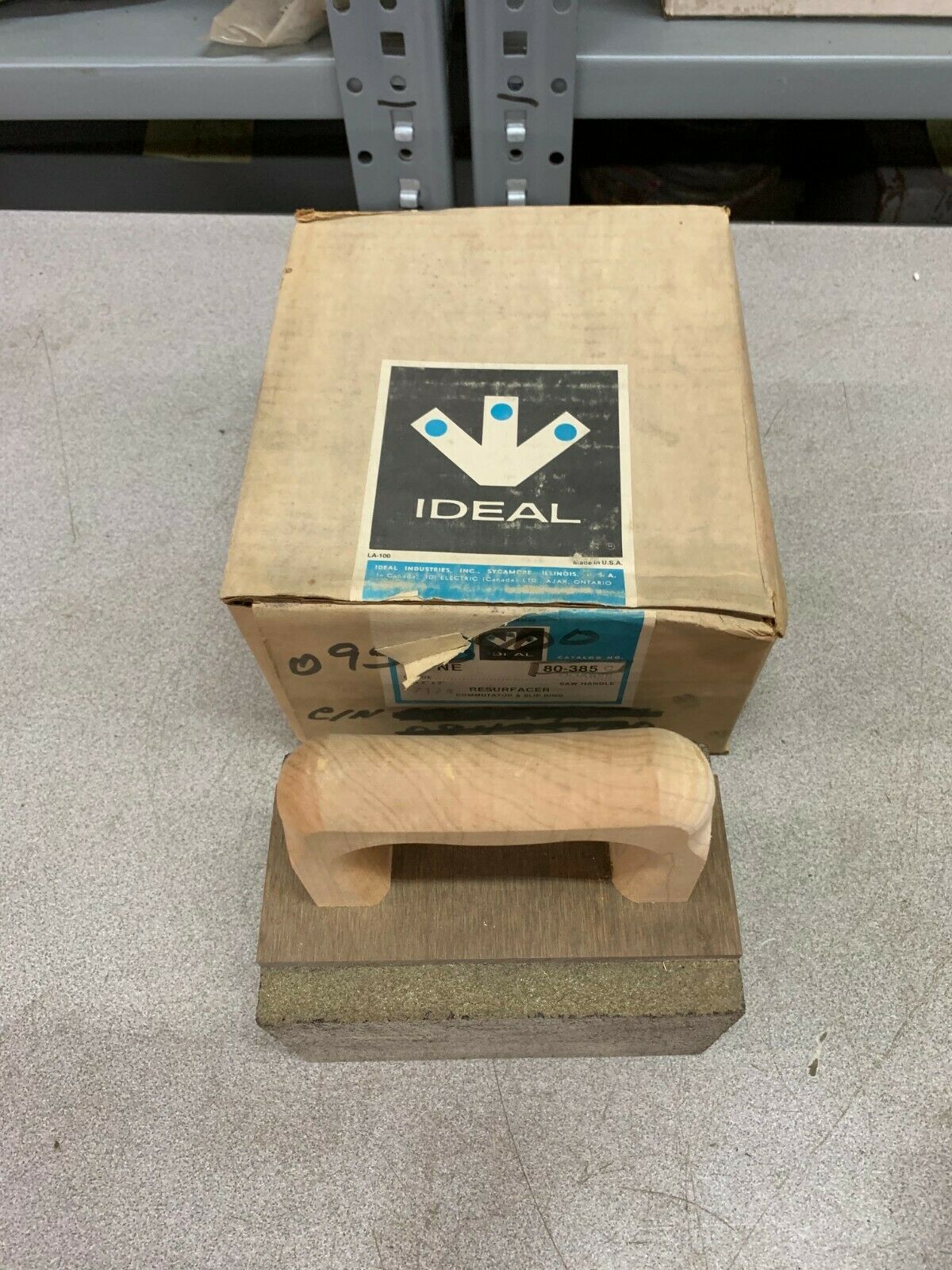 NEW IN BOX IDEAL 5"X 3"X 3" COARSE RESURFACER 80-385C