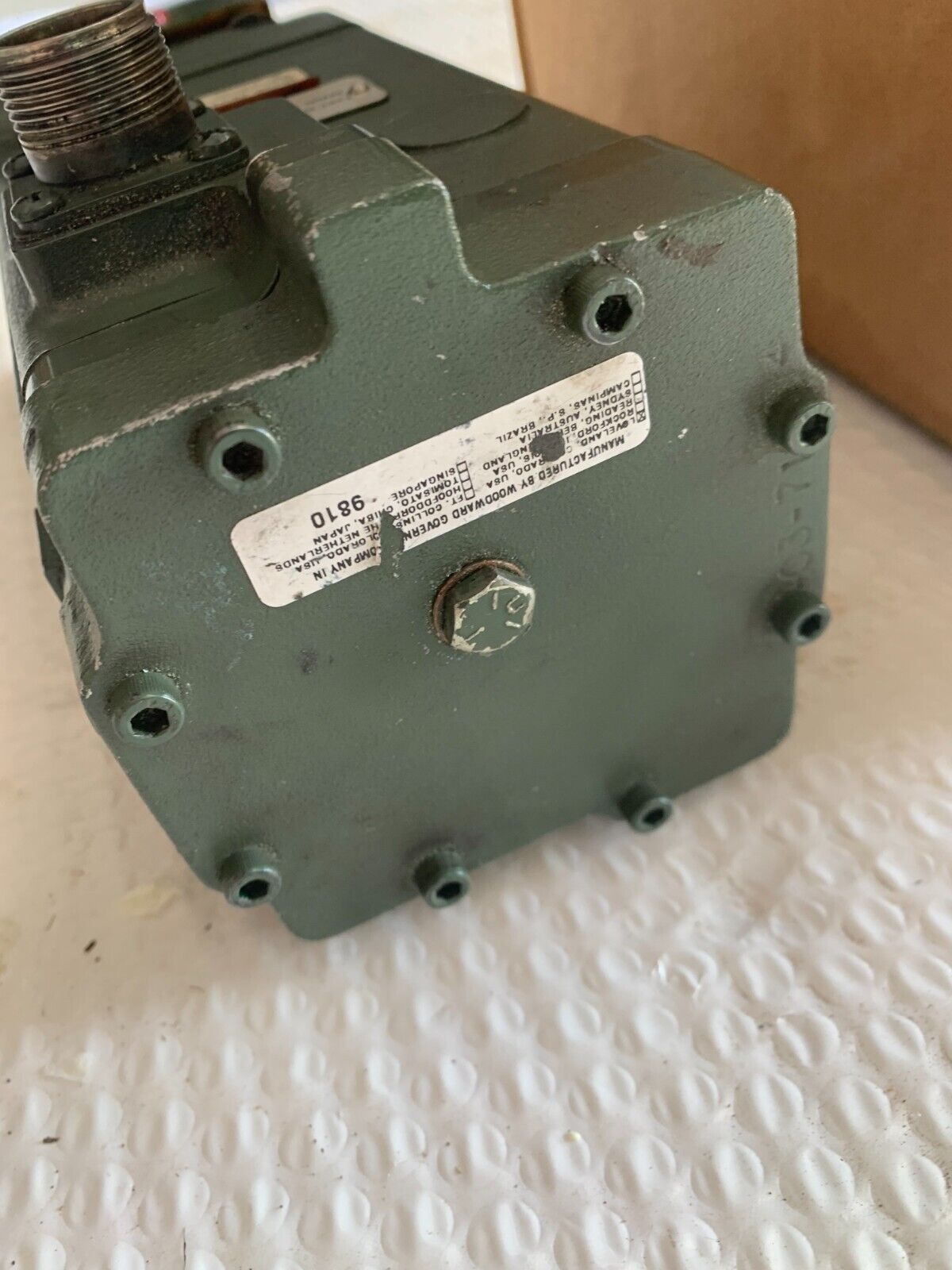 REFURBISHED WOODWARD EG-10P GOVERNOR ACTUATOR 9903-518