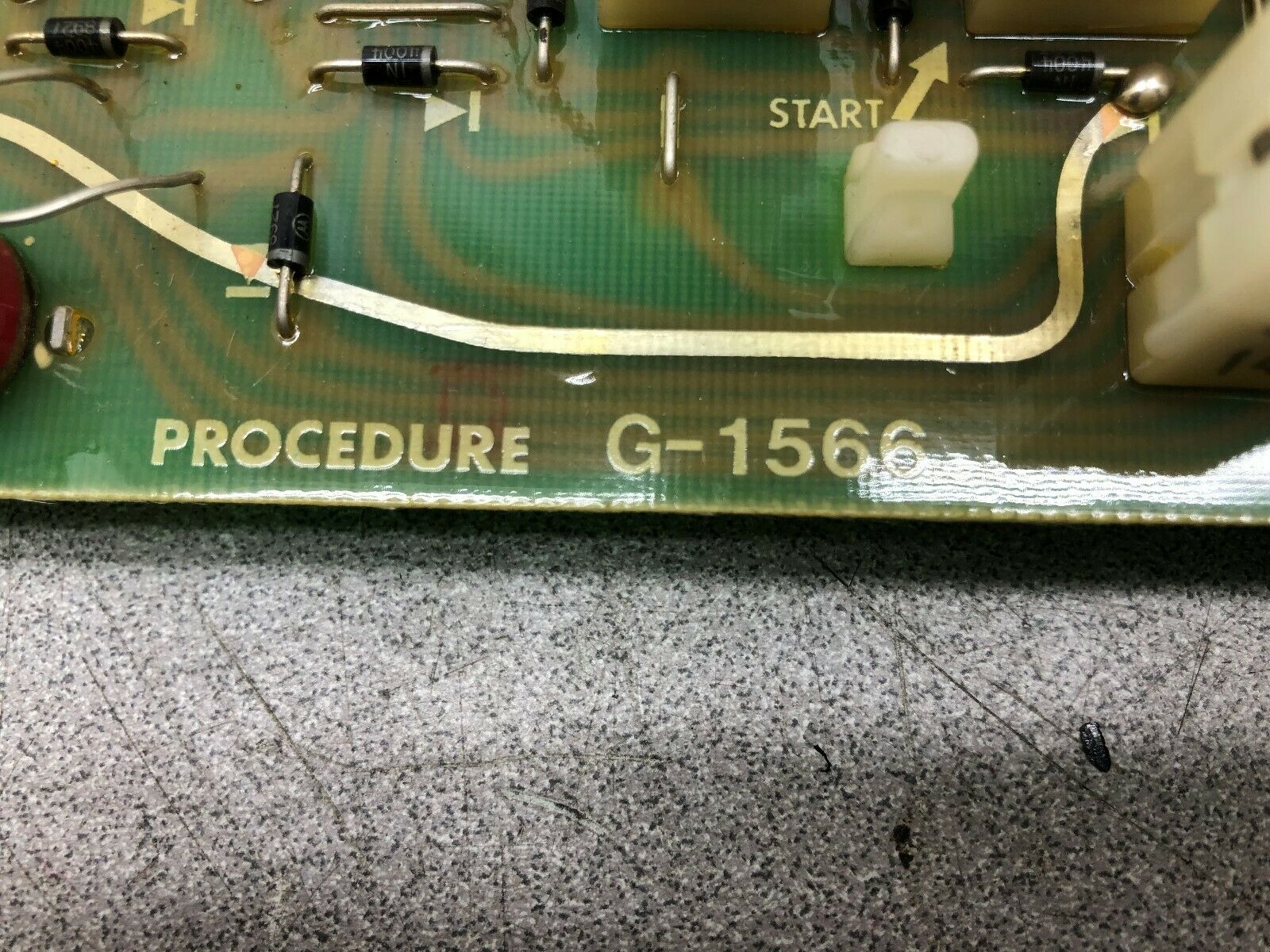 USED LINCOLIN ELECTRIC PROCEDURE BOARD G-1566