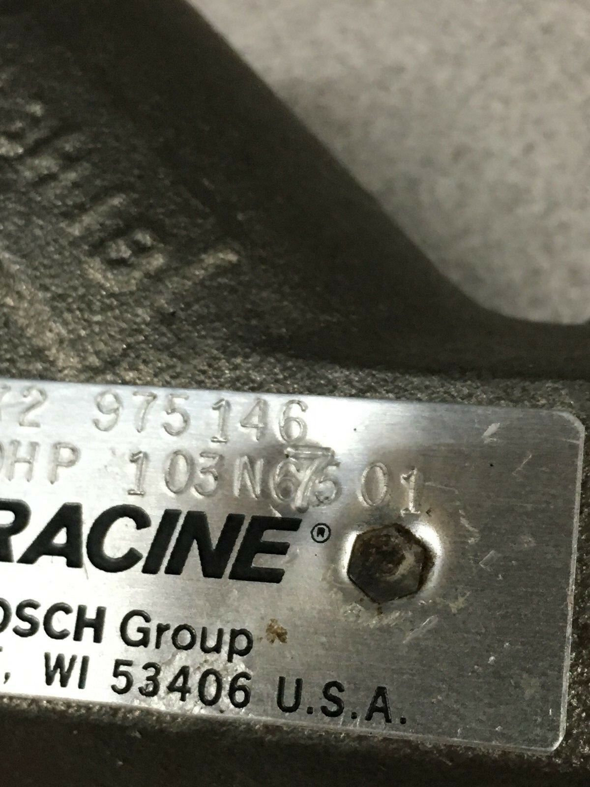 NEW BOSCH RACINE HYDRAULIC CHECK VALVE FB1 X0HP 103N675 01