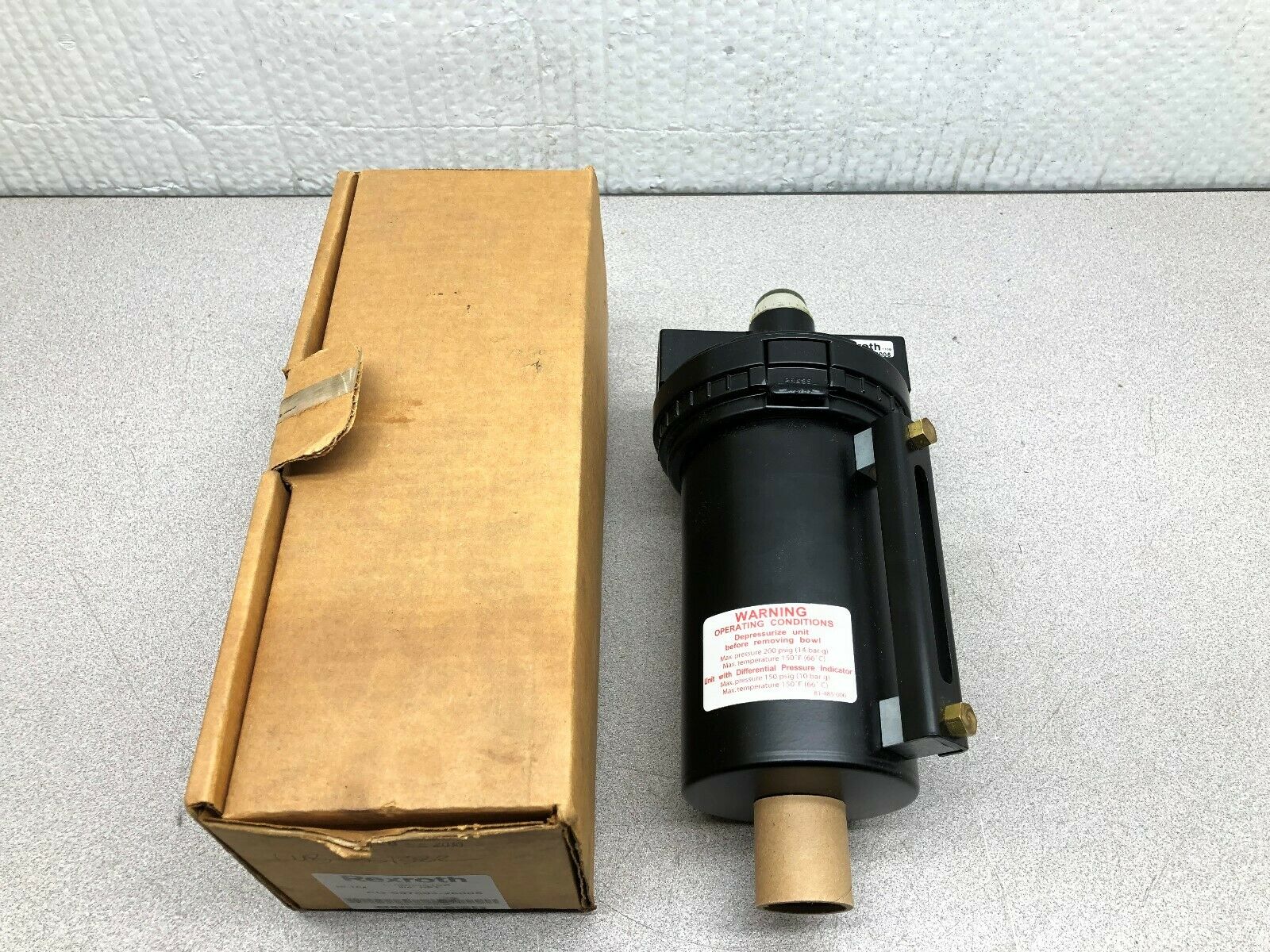 NEW IN BOX REXROTH 3/4 NPT PNEUMATIC LUBRICATOR PG-007603-26005