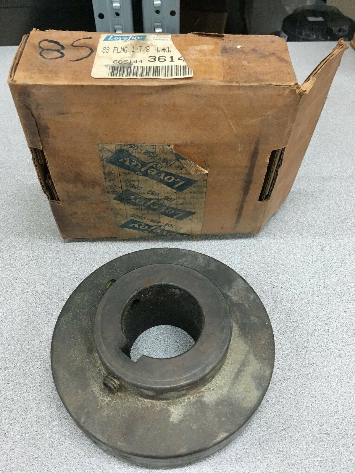 LOVEJOY 8S FLANGE 1-7/8 W/KW