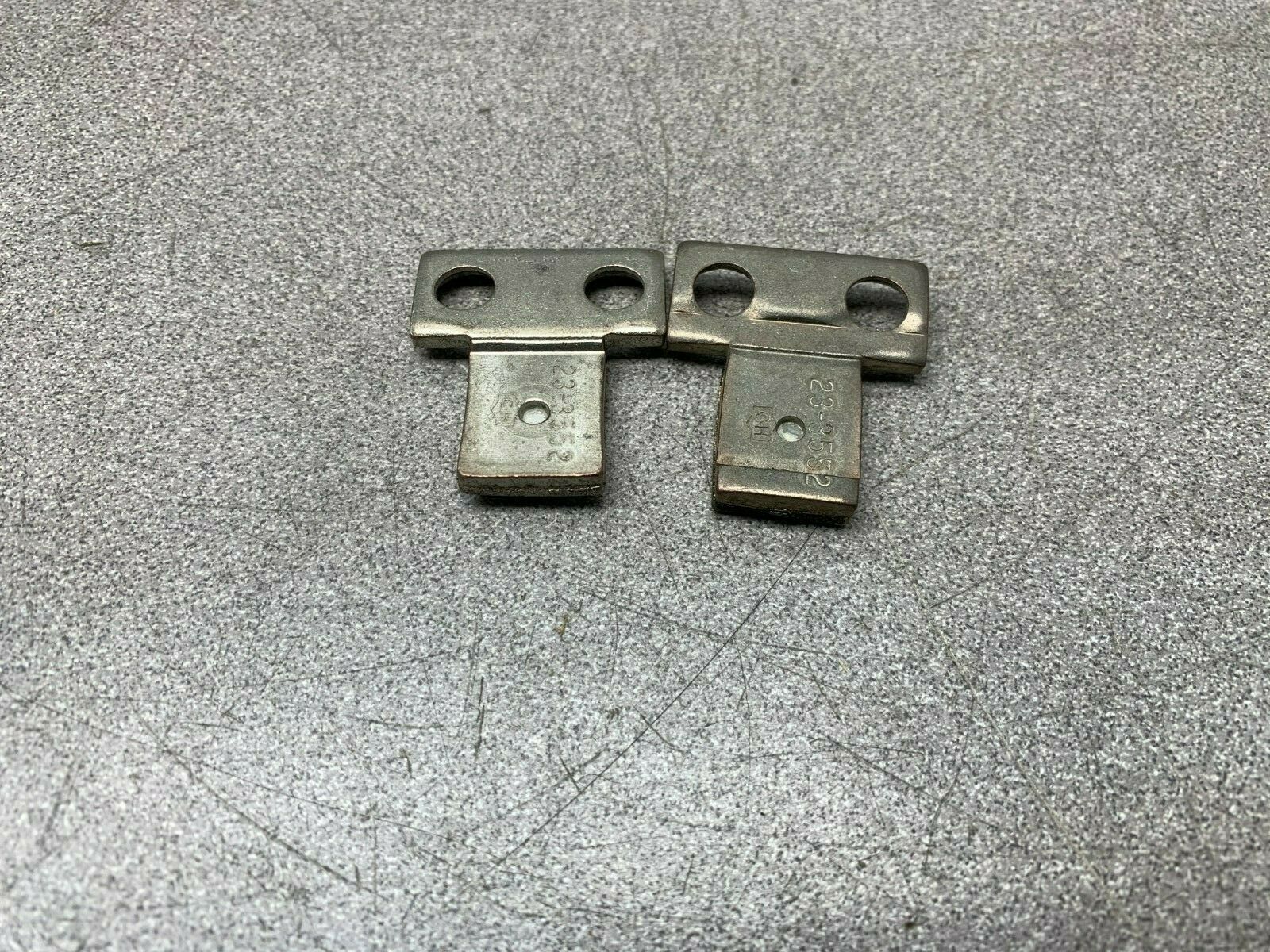 LOT OF 2 NEW CUTLER-HAMMER REPLACEMENT CONTACT TIPS 23-3552 SIZE 4