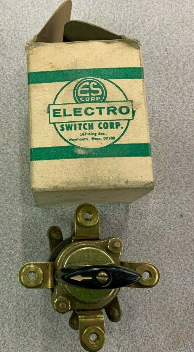 NEW IN BOX ELECTROSWITCH ROTARY SWITCH C11117