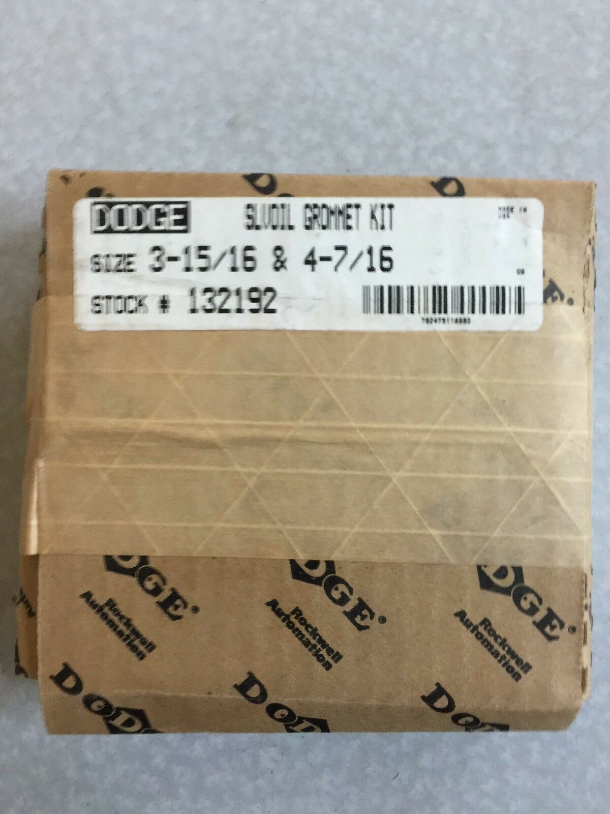 NEW IN BOX DODGE 3-15/16 & 4-7/16 SLVOIL GROMMET KIT 132192