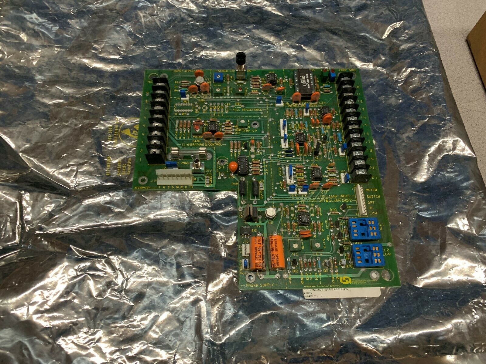 USED DYNATRON CIRCUIT BOARD 100-6400 REV. B