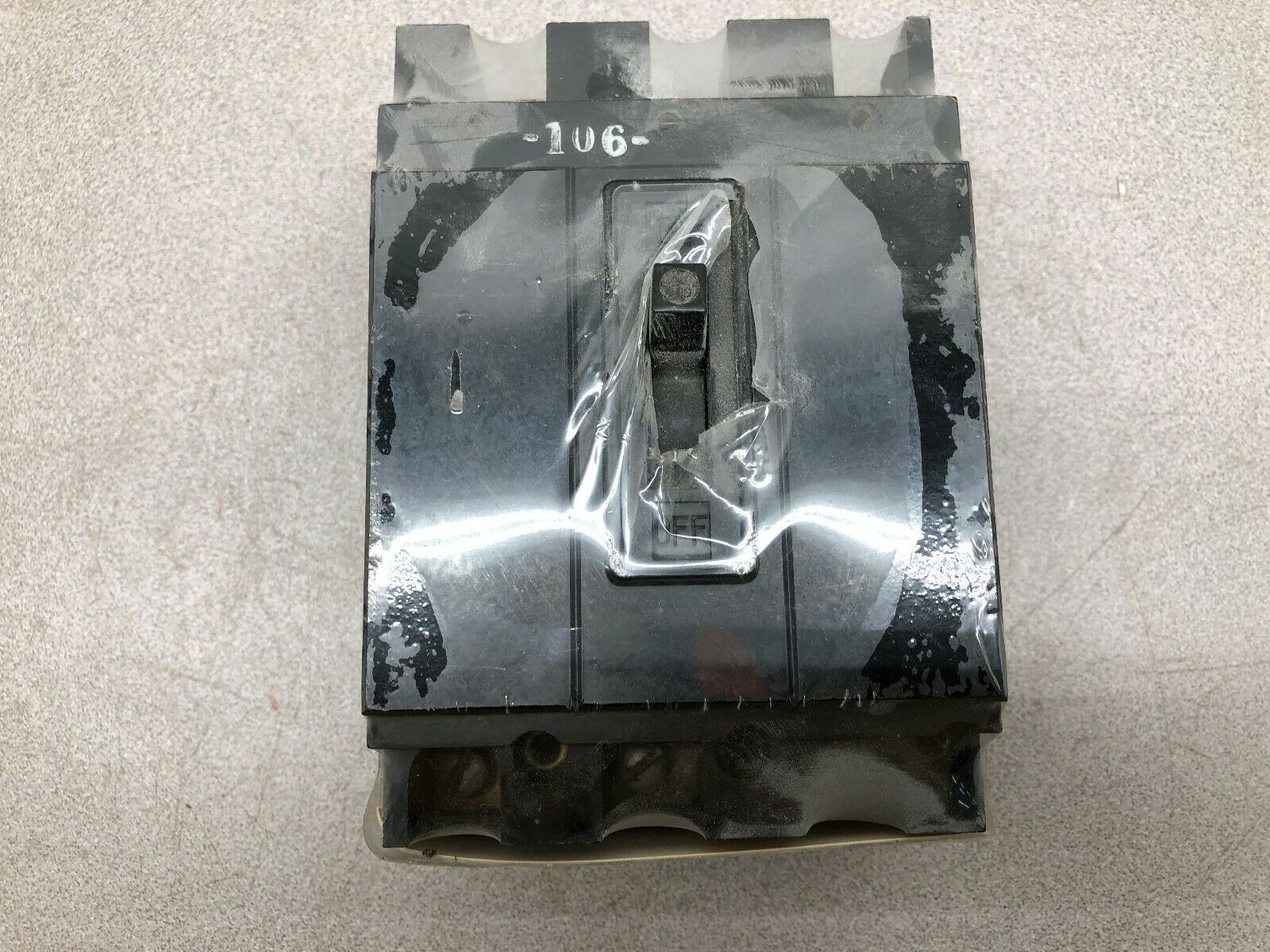 USED REMANUFACTURED GE 50 AMP 3 POLE 240 VAC E FRAME CIRCUIT BREAKER TE32050