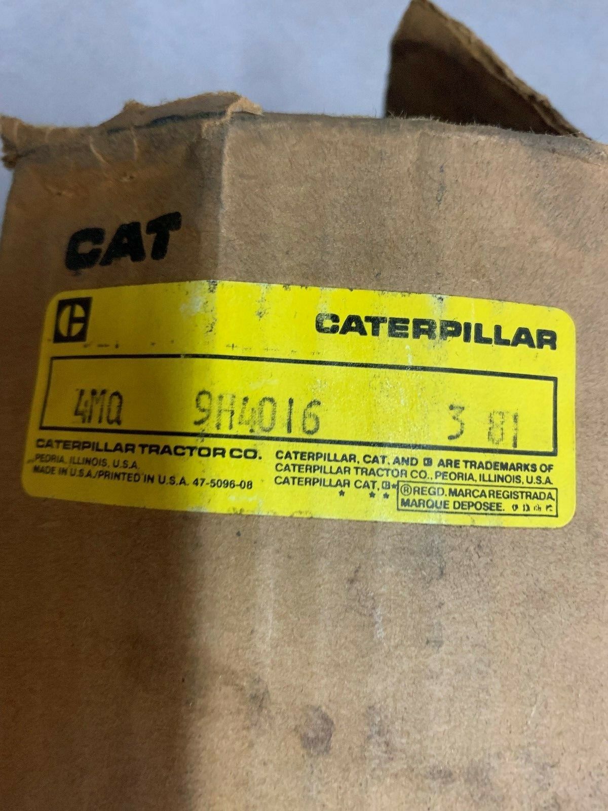 BOX OF 4 NEW IN BOX CATERPILLAR 9H4016