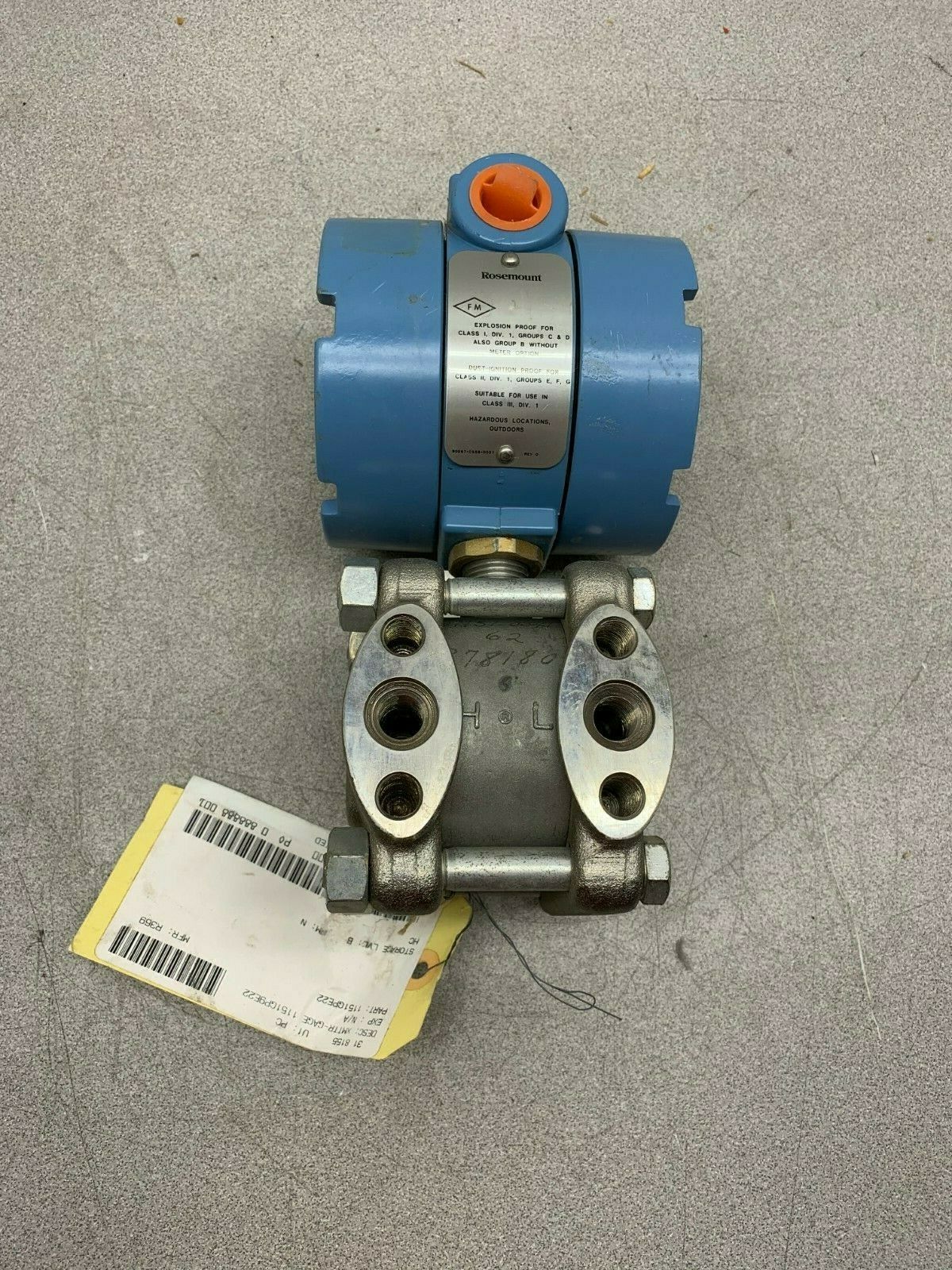 NEW ROSEMOUNT PRESSURE TRANSMITTER 1151DP6E52T0002PB