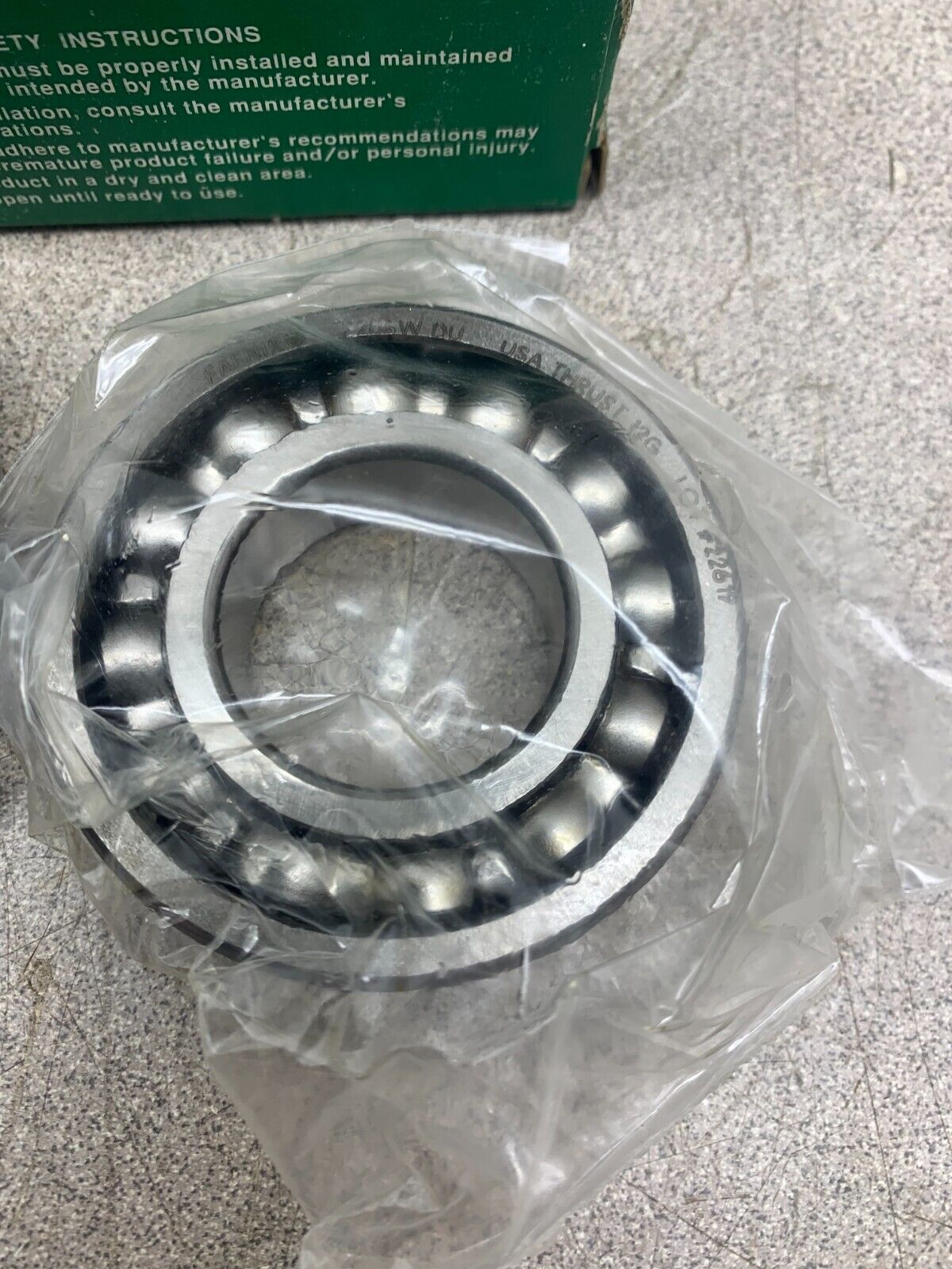 NEW SET OF 2 FAFNIR RADIAL BALL BEARINGS 7206W DU