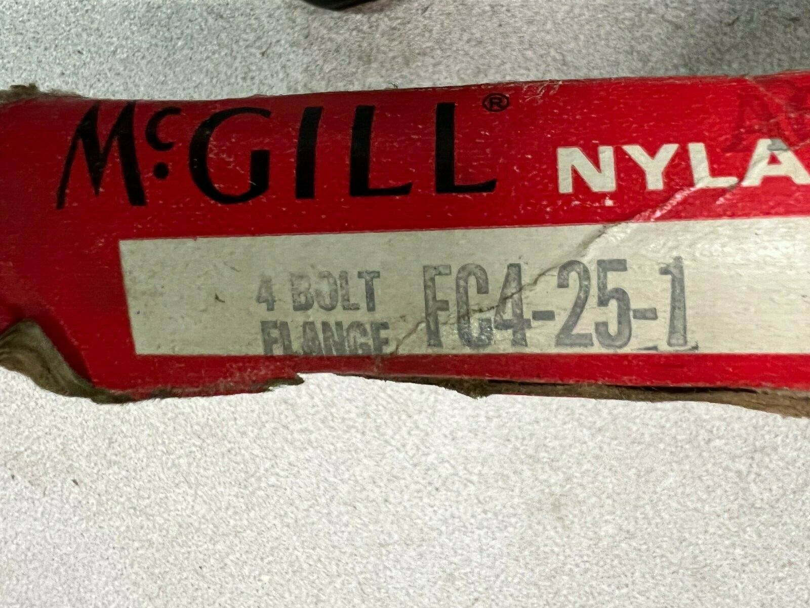 NEW IN BOX MCGILL MB 25-1 4 BOLT FLANGE BEARING  FC4-25-1