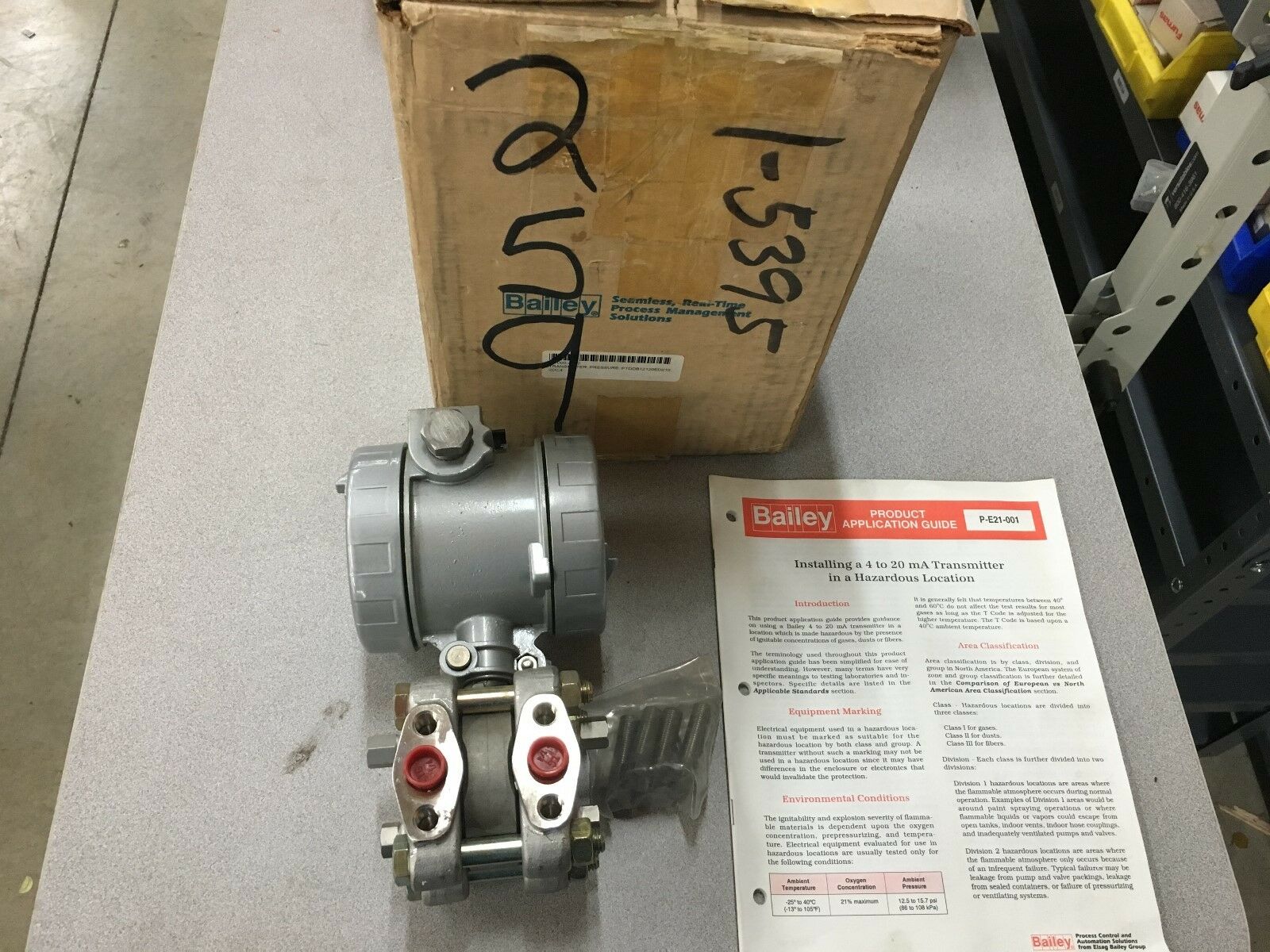 NEW IN BOX BAILEY FISCHER DIFFERENTIAL PRESSURE TRANSMITTER PTDDB12120ED010