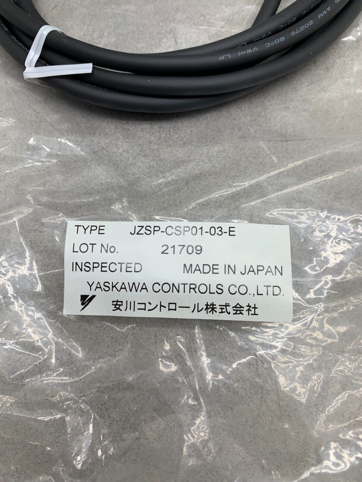 NEW IN PACKAGE YASKAWA SERVO ENCODER CABLE JZSP-CSP01-03-E