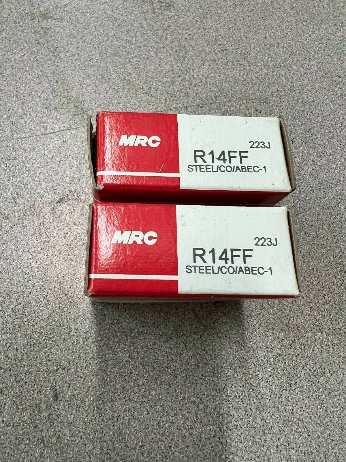 LOT OF 2 NEW IN BOX MRC BALL BEARING  R14FF