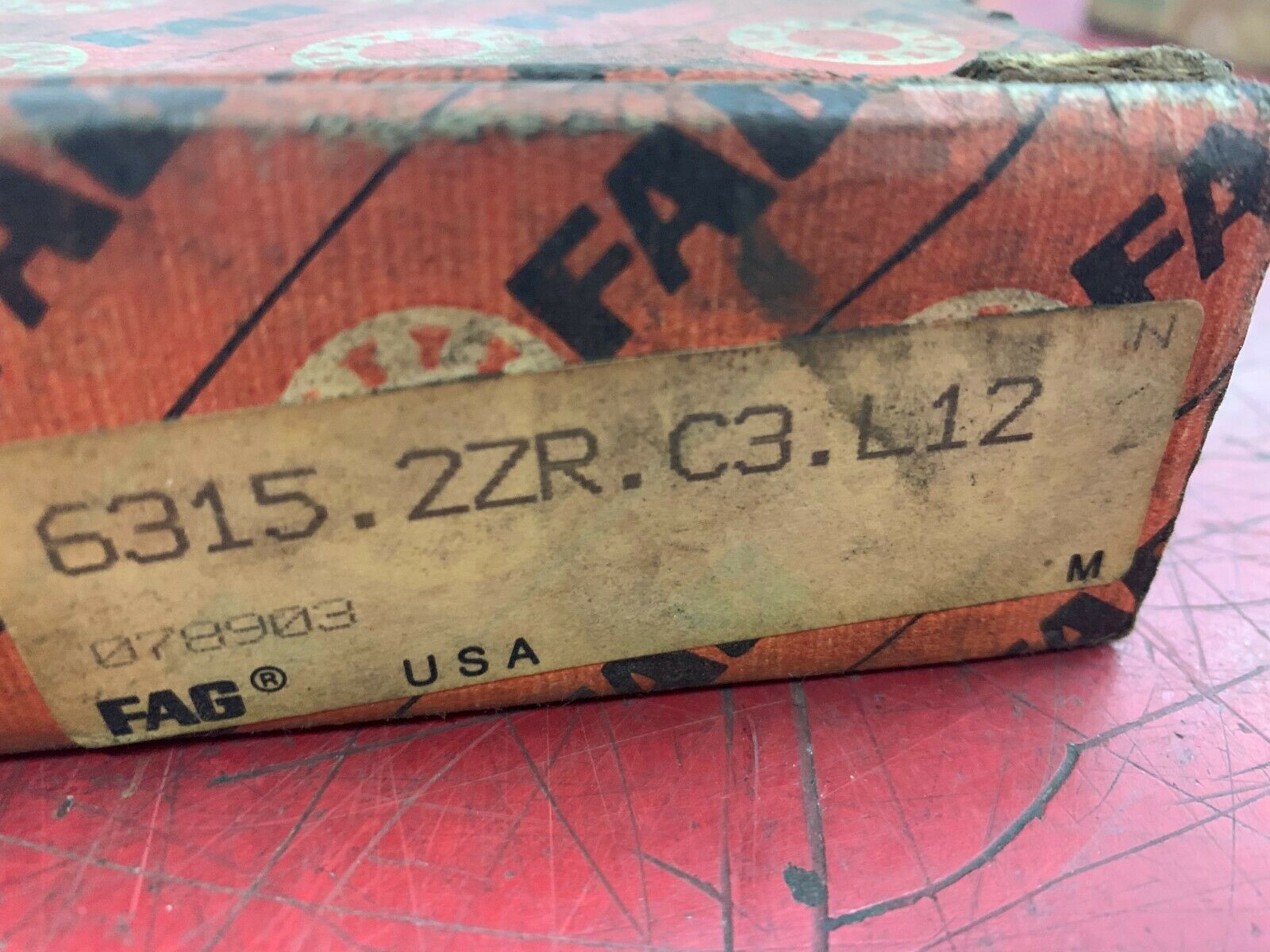 NEW IN BOX FAG BALL BEARING  6315.2ZR.C3.L12