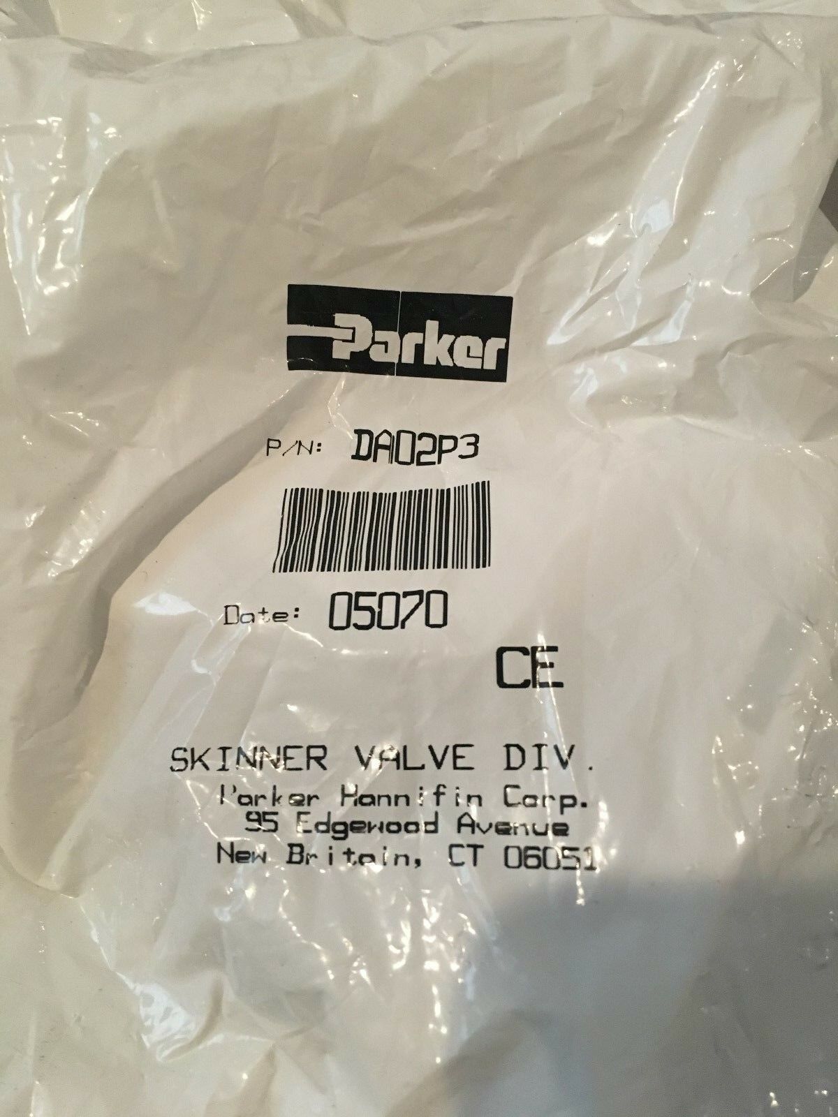 NEW IN BAG PARKER SKINNER VALVE DA02P3