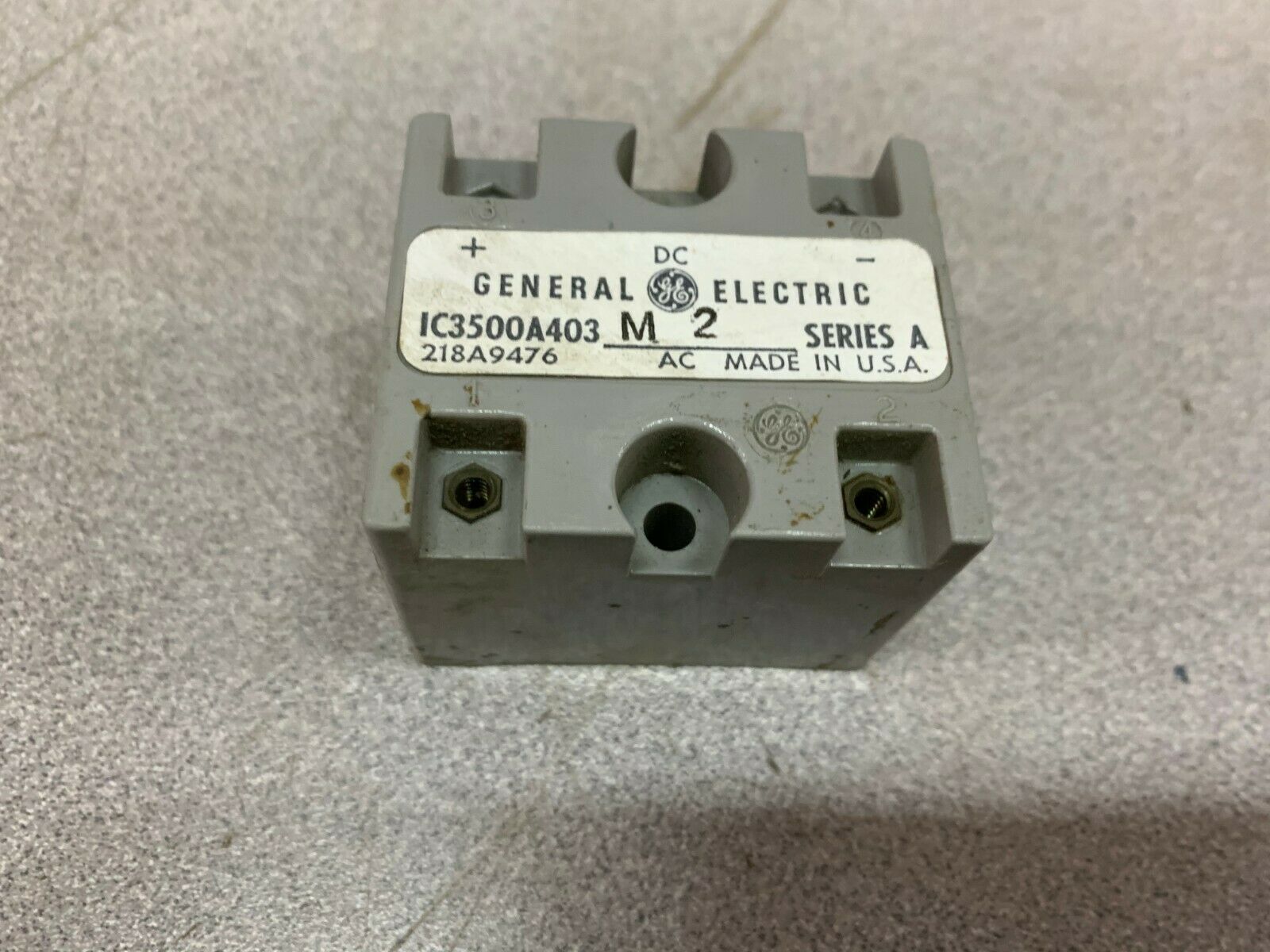 USED GENERAL ELECTRIC RECTIFIER IC3500A403M2