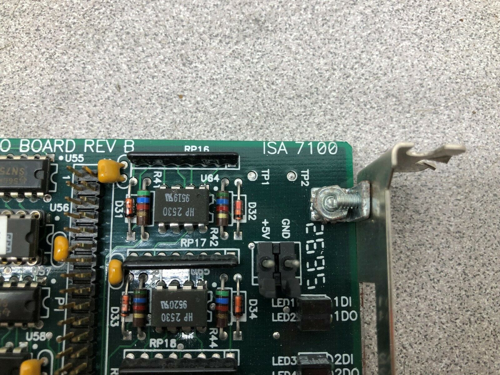 USED COMPUTER POWER GROUP JET CONTROL I/O BOARD REV B ISA 7100