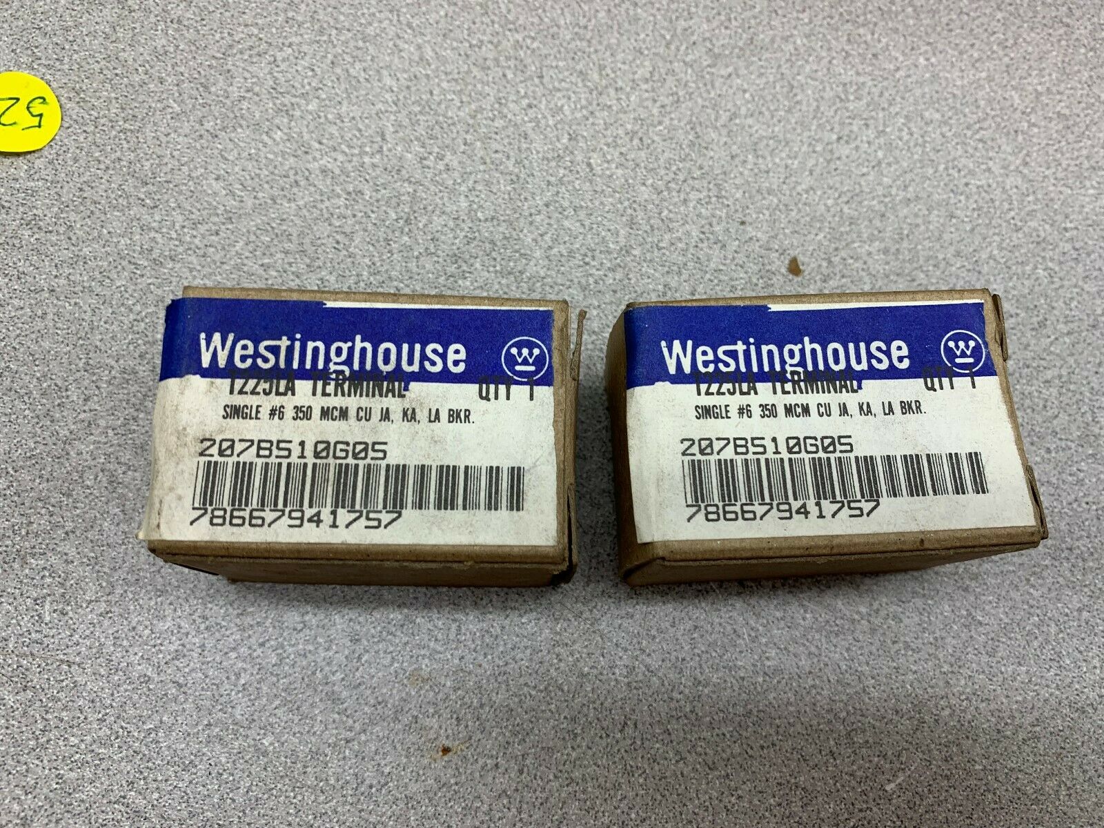 LOT OF 2 NEW IN BOX WESTINGHOUSE TERMINAL T225LA