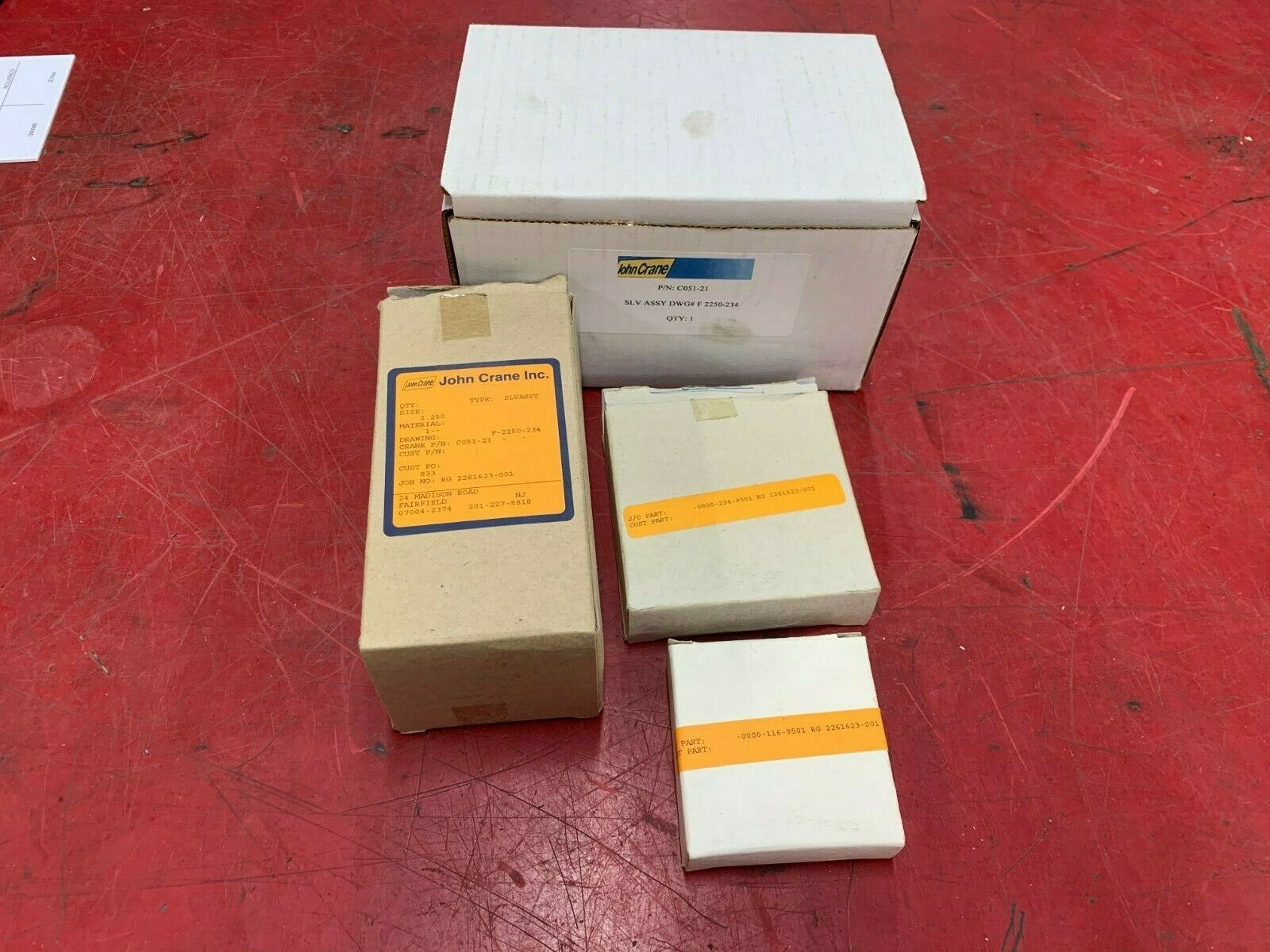 NEW IN BOX JOHN CRANE C051-21 SLV ASSEMBLY DWG# F2250-234