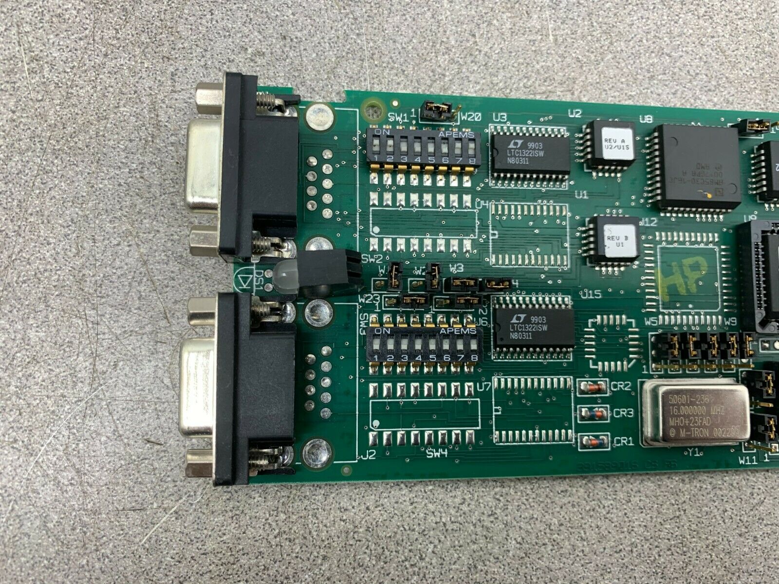 USED EMERSON BRISTOL BABCOCK NETWORK COMMUNICATION BOARD 392589-02-8