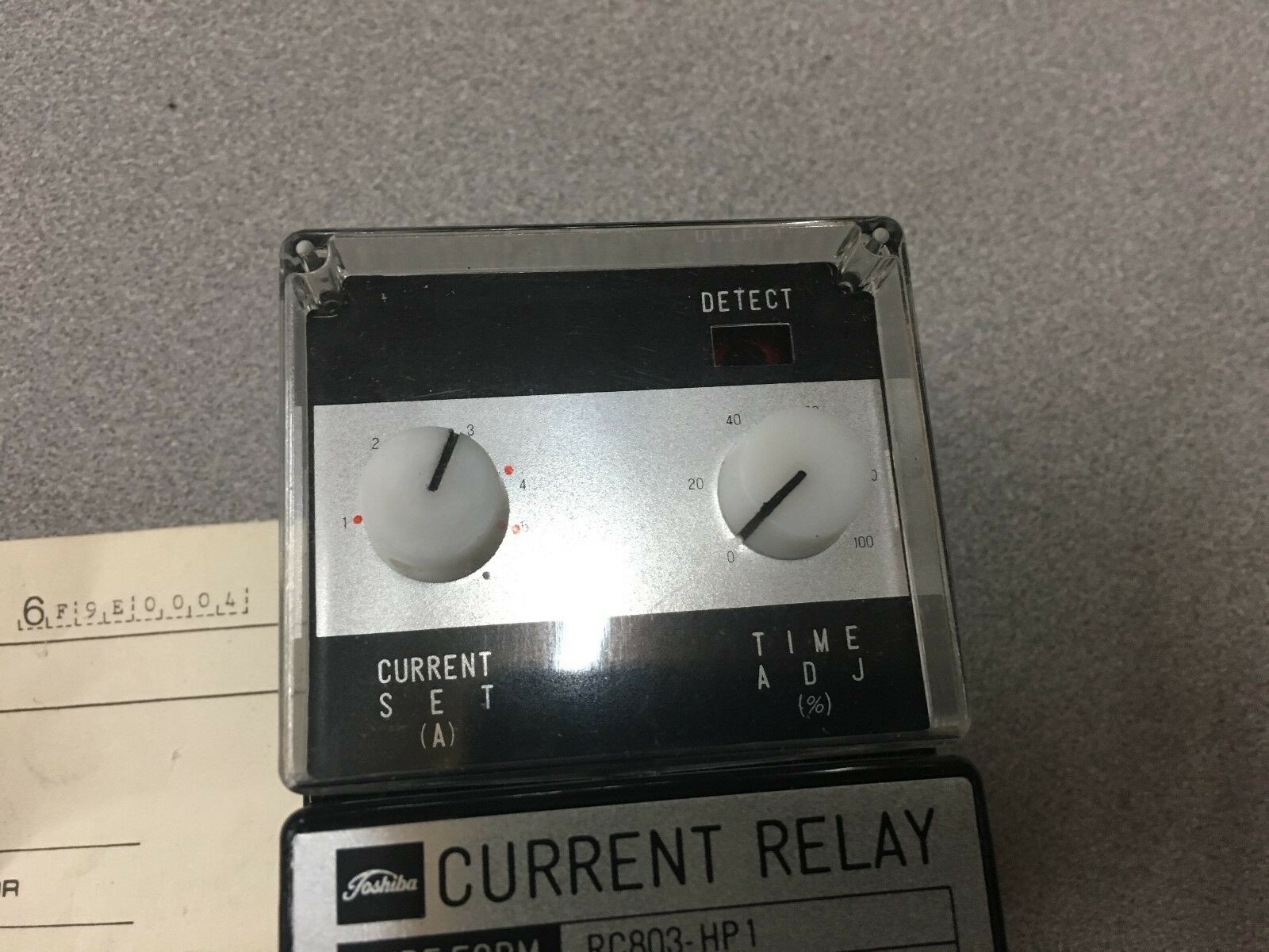 NEW NO BOX TOSHIBA CURRENT RELAY RC803-HP1