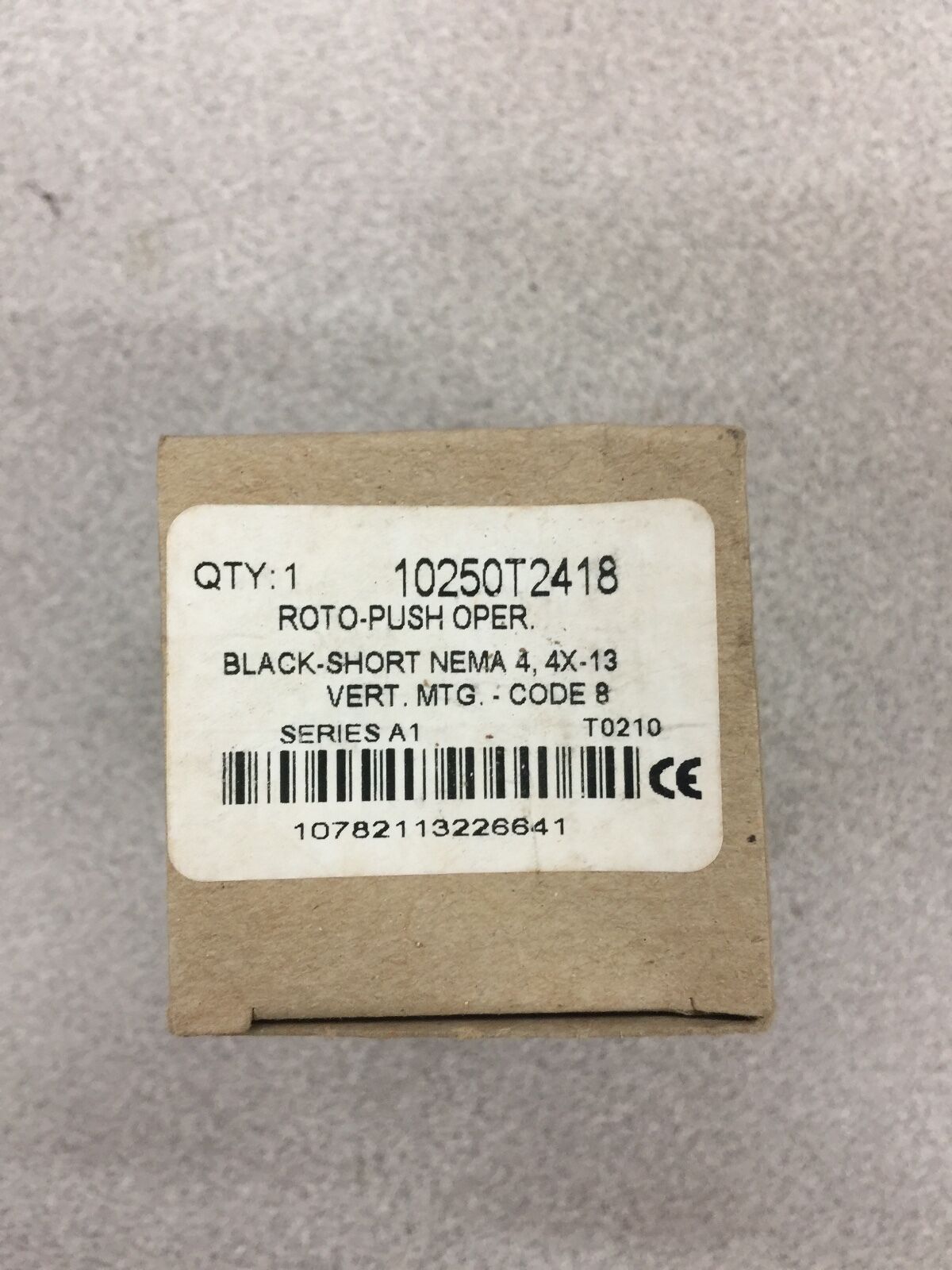 NEW IN BOX EATON CUTLER-HAMMER ROTO-PUSH OPERATOR 10250T2418 SERIES A1