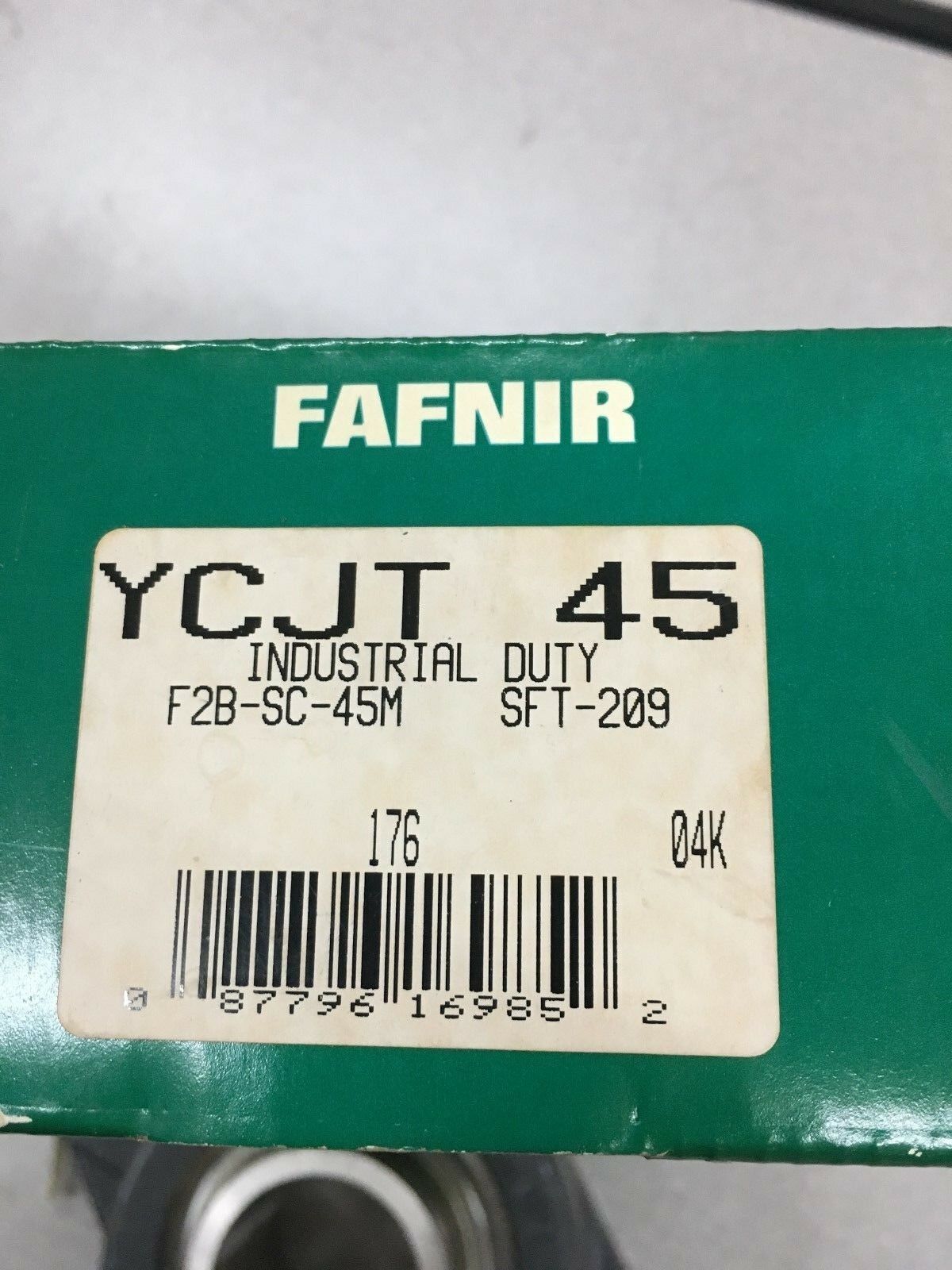 NEW IN BOX FAFNIR 2-BOLT FLANGE BEARING 45MM BORE YCJT 45