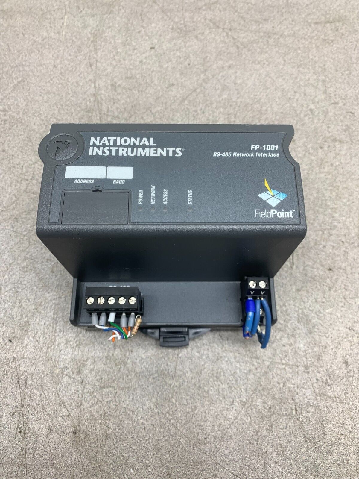 USED NATIONAL INSTRUMENTS 184510D-01 FIELD POINT NETWORK INTERFACE MODULE FP-100