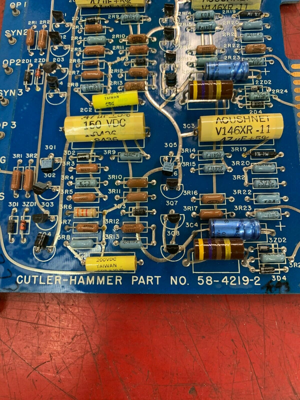 USED CUTLER-HAMMER CIRCUIT BOARD 58-4219-2 GATE CONTROL