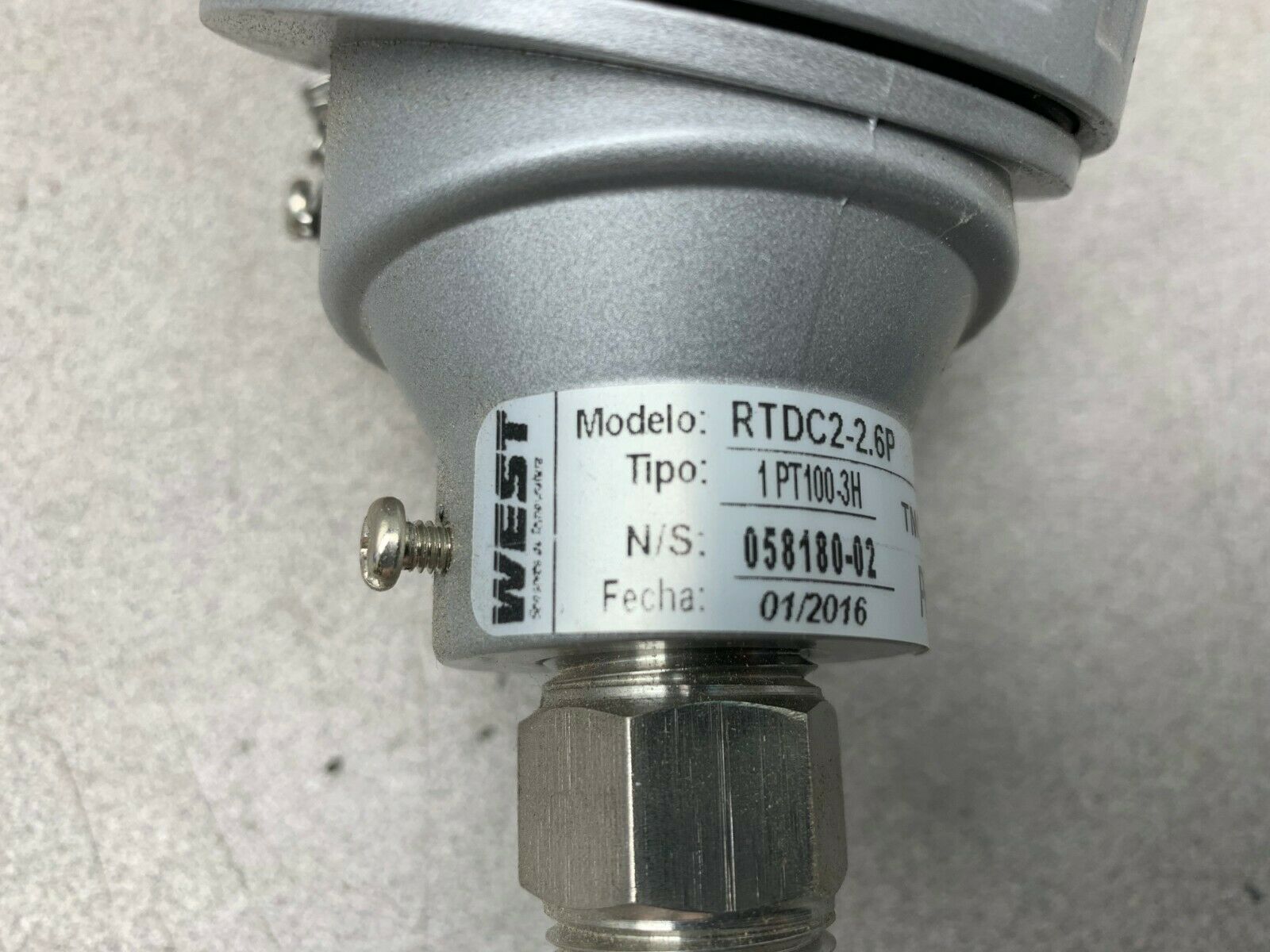 NEW NO BOX WEST THERMOCOUPLE RTDC2-2.6P