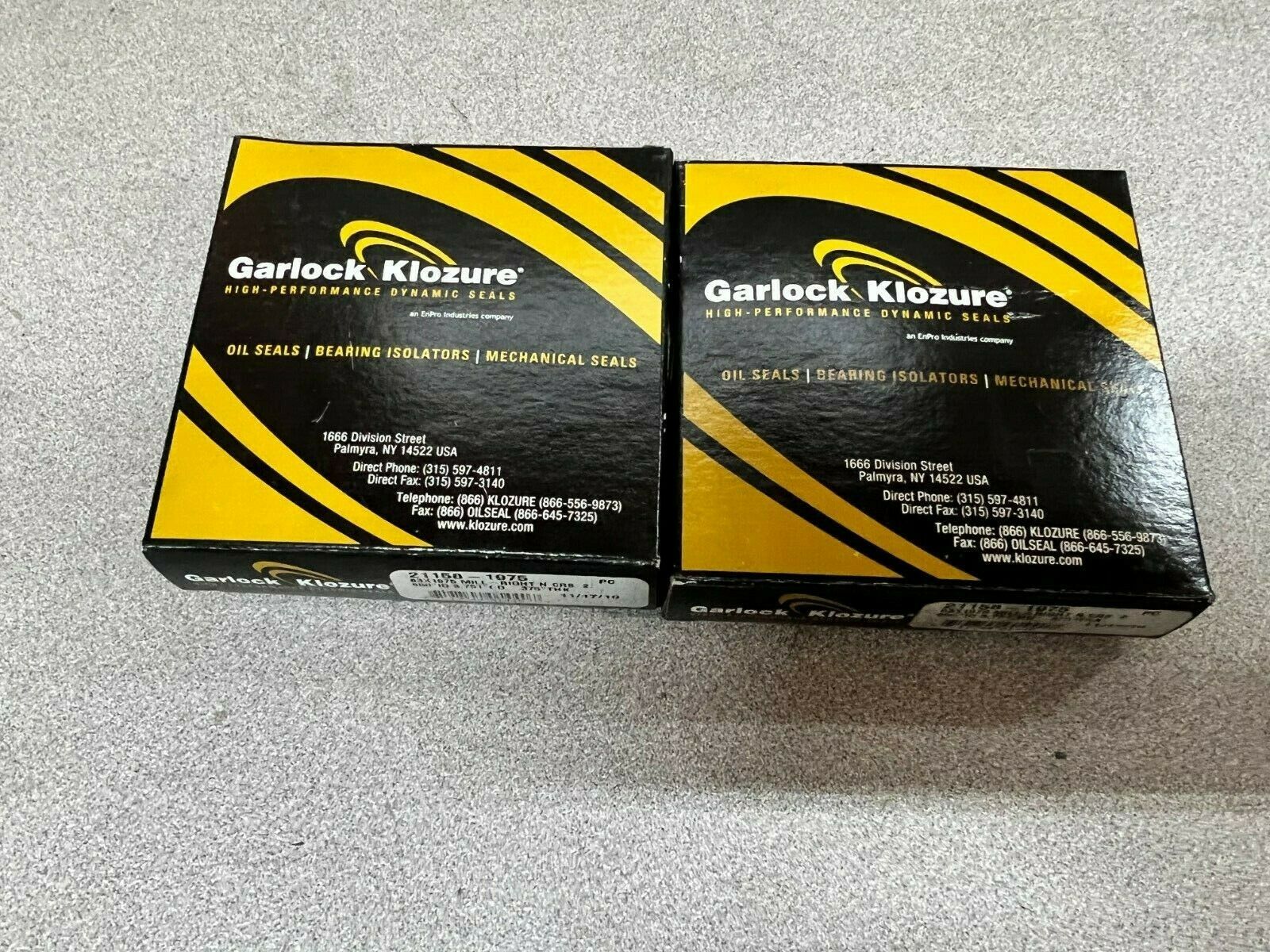 LOT OF 2 NEW IN BOX GARLOCK OILSEAL 21158-1975