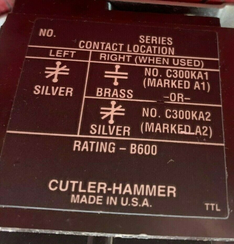 NEW NO BOX CUTLER HAMMER OVERLOAD RELAY C303CNA3