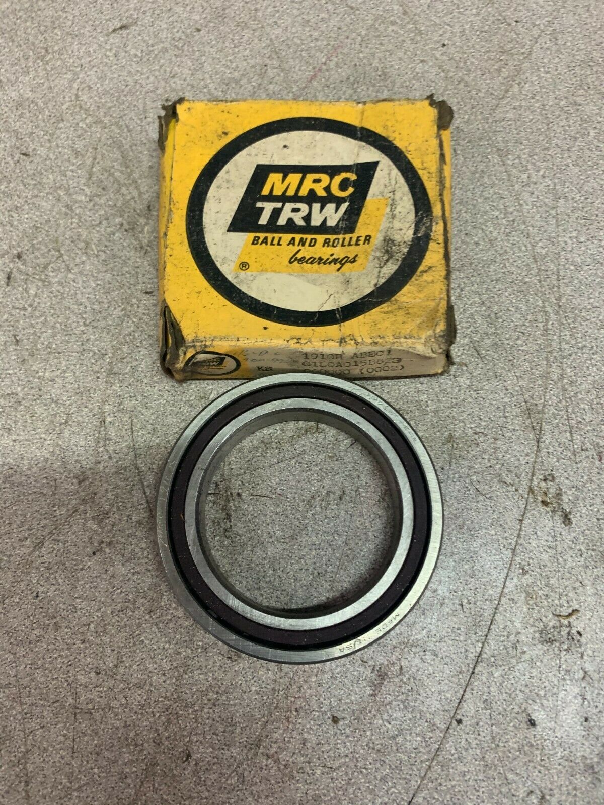 NEW IN BOX MRC BALL BEARING 1910R