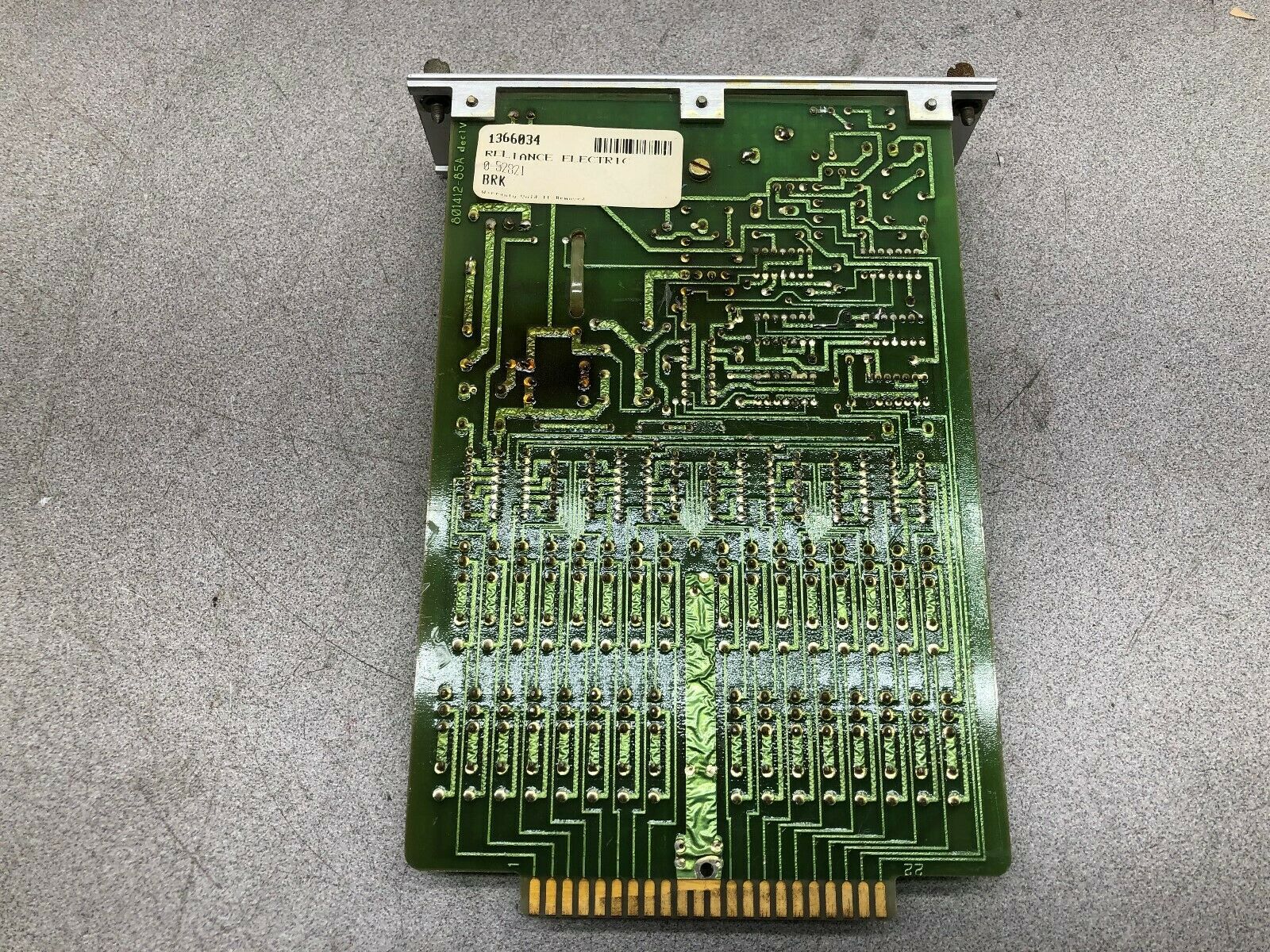 USED RELIANCE ELECTRIC ROPA BOARD 0-52821