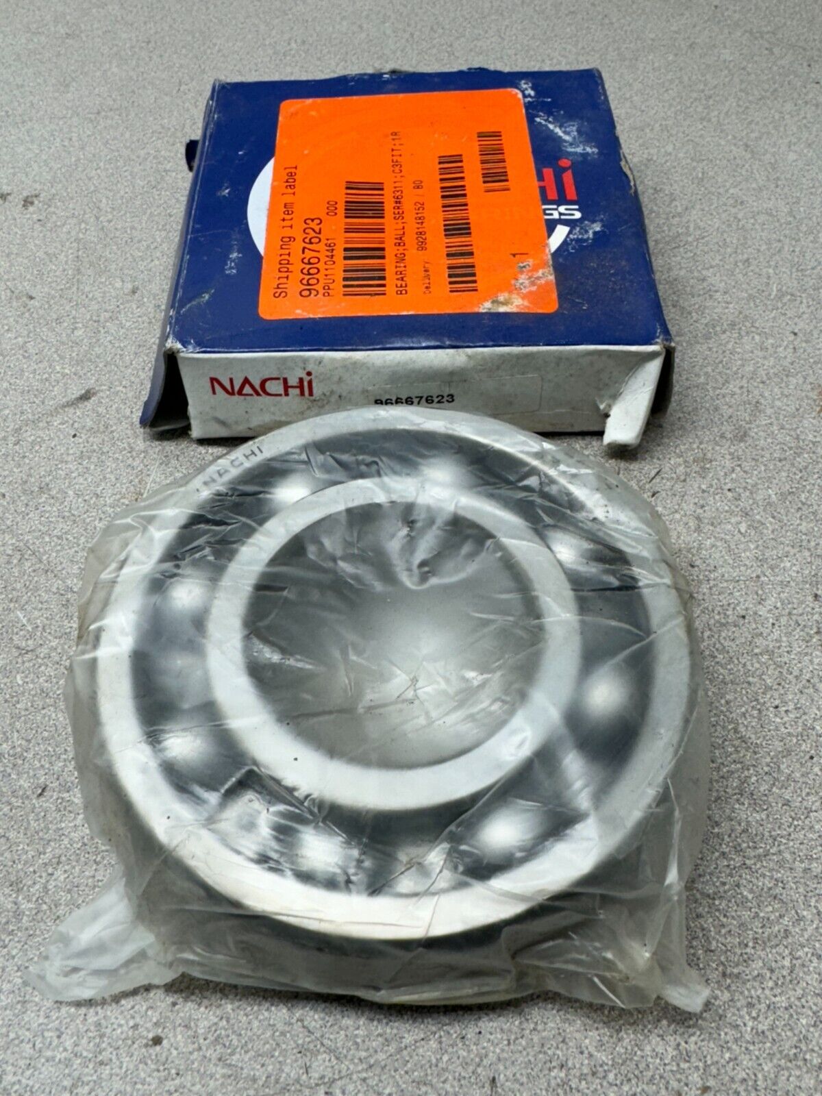 NEW IN BOX NACHI BEARING 6311 C3