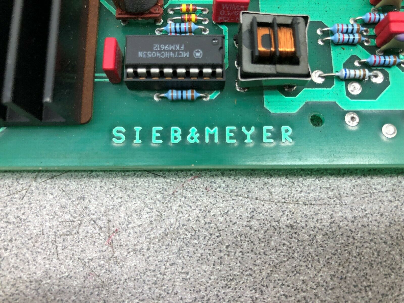 USED SIEB & MEYER SERVO AMPLIFIER 26.39.023.7