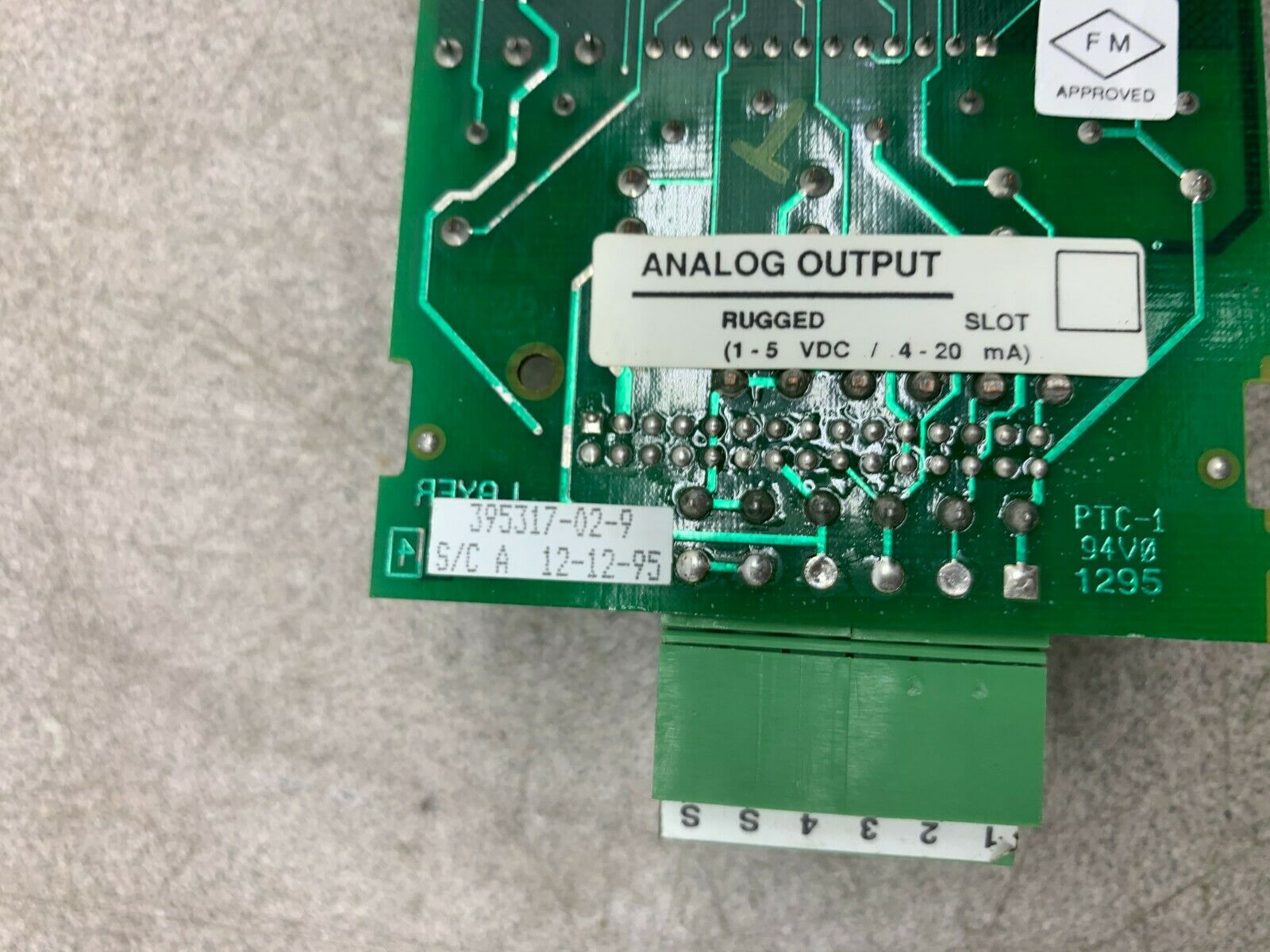 USED EMERSON CIRCUIT BOARD 395317-02-9