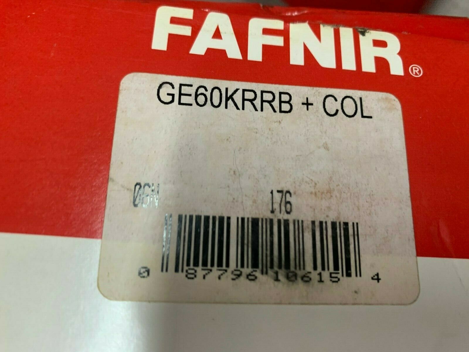 NEW IN BOX FAFNIR INSERT BEARING GE60KRRB+COL