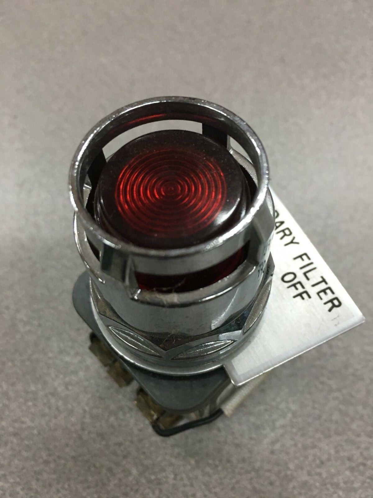 USED FURNAS PILOT LIGHT RED LENS 52PA6MNA SERIES F