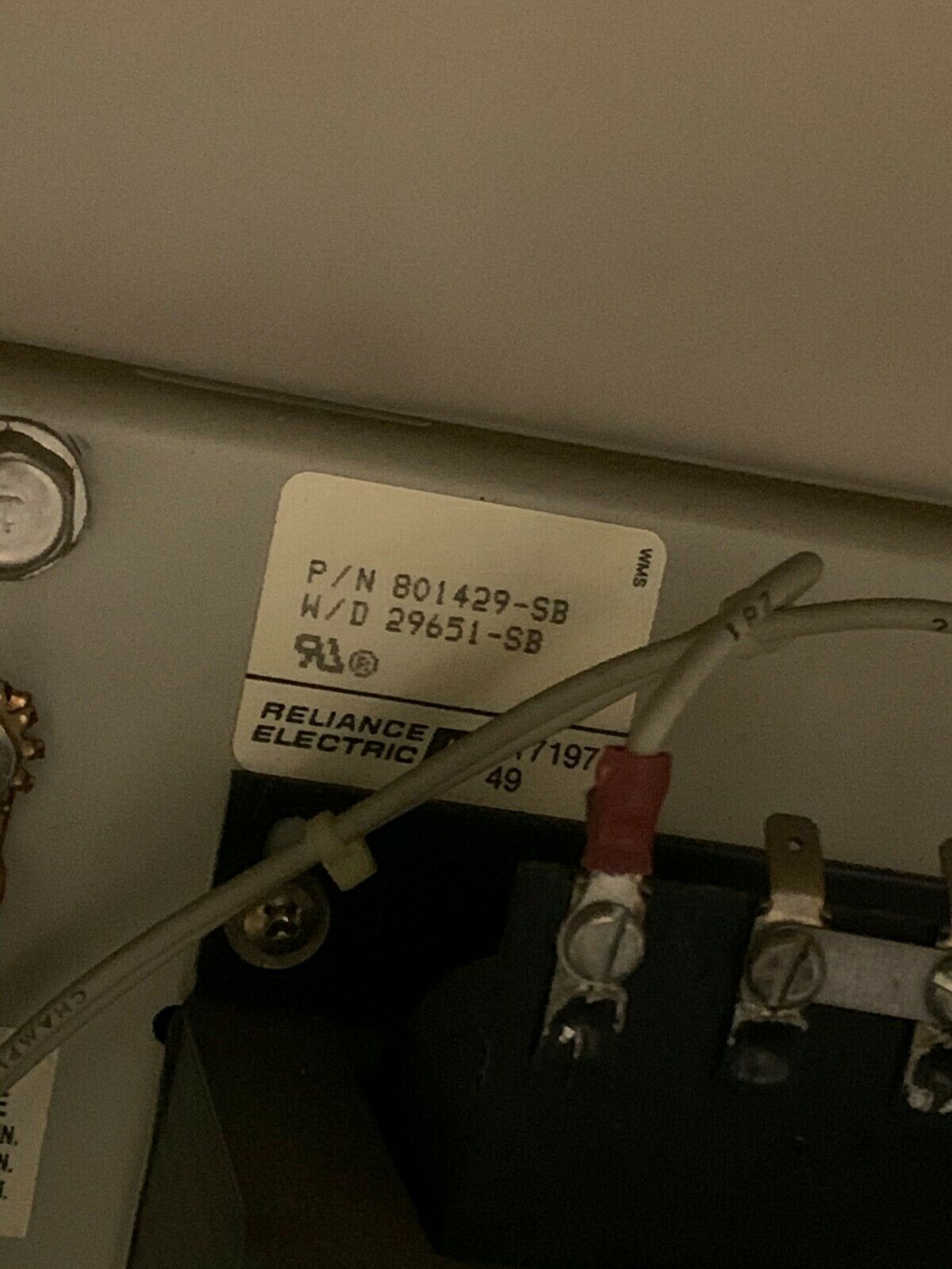 NEW RELIANCE DRIVE CABINET POWER MODULE 801429-SB WITH PLC 0-51874-2 0-52808-2