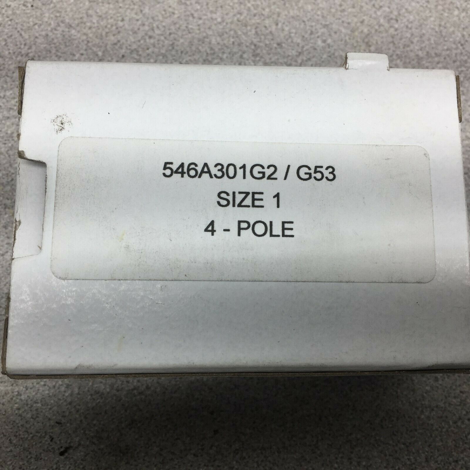 NEW IN BOX SIZE 1 4 POLE CONTACTOR CONTACT REPLACEMENT KIT 546A301G2/G3