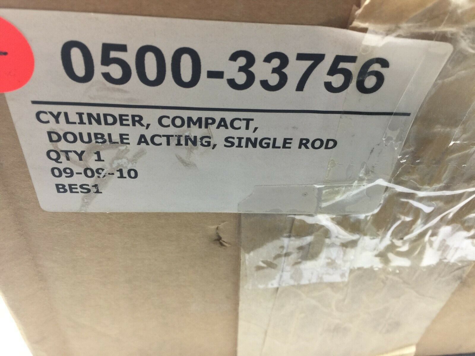 NEW IN BOX SMC COMPACT CYLINDER DOUBLE ACTING SINGLE ROD 0500-33756