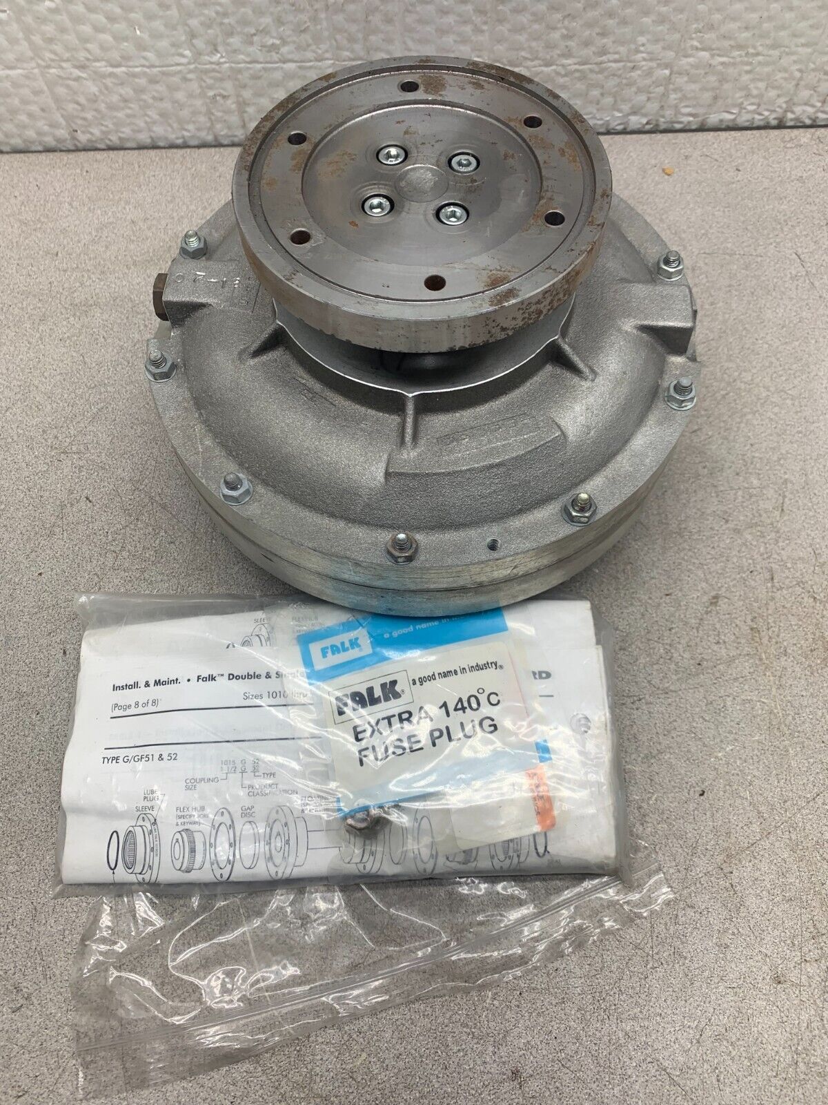 NEW OLD STOCK FALK 185HFN20 FLUID COUPLING 185 HFN 20