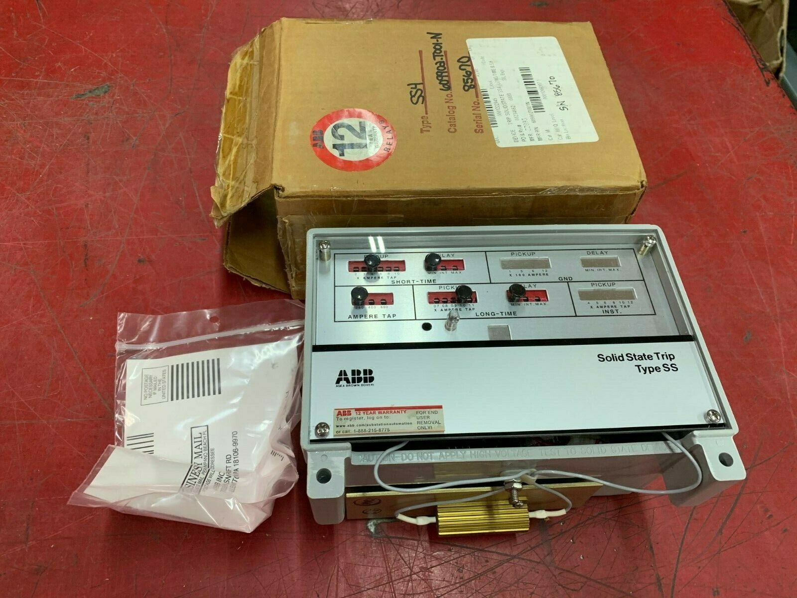 NEW IN BOX ABB POWER SHIELD SOLID STATE TRIP 609902-T001-N