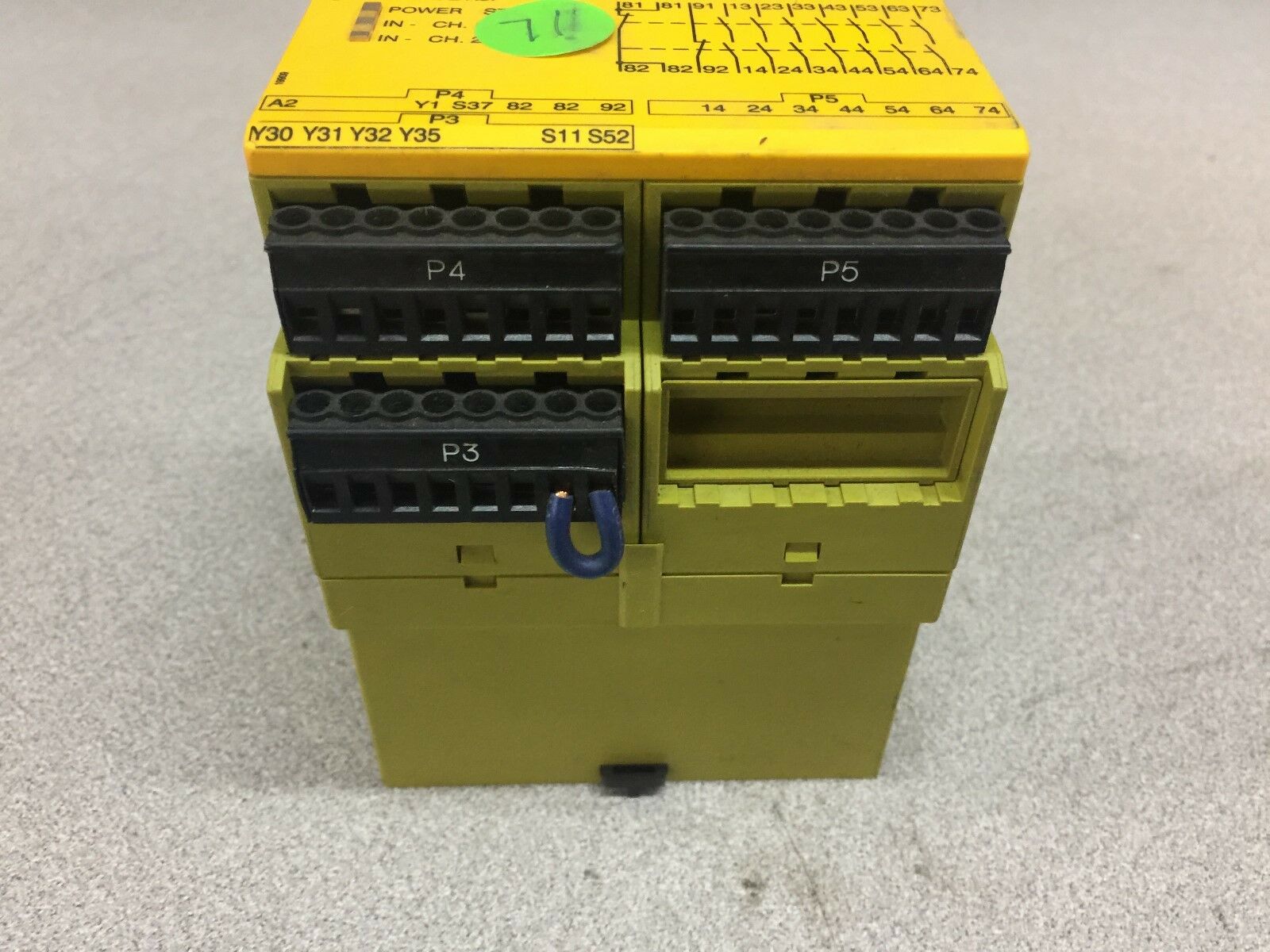 USED PILZ 24VDC COIL ESTOP SAFETY RELAY PNOZ X9P