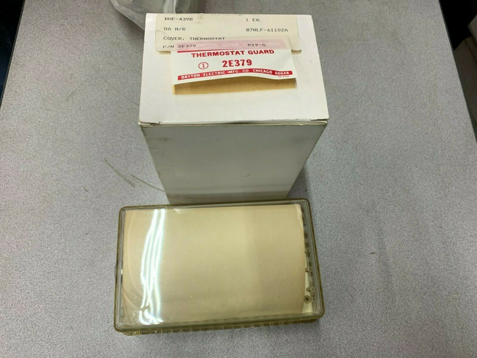 NEW IN BOX DAYTON THERMOSTAT GUARD 2E379