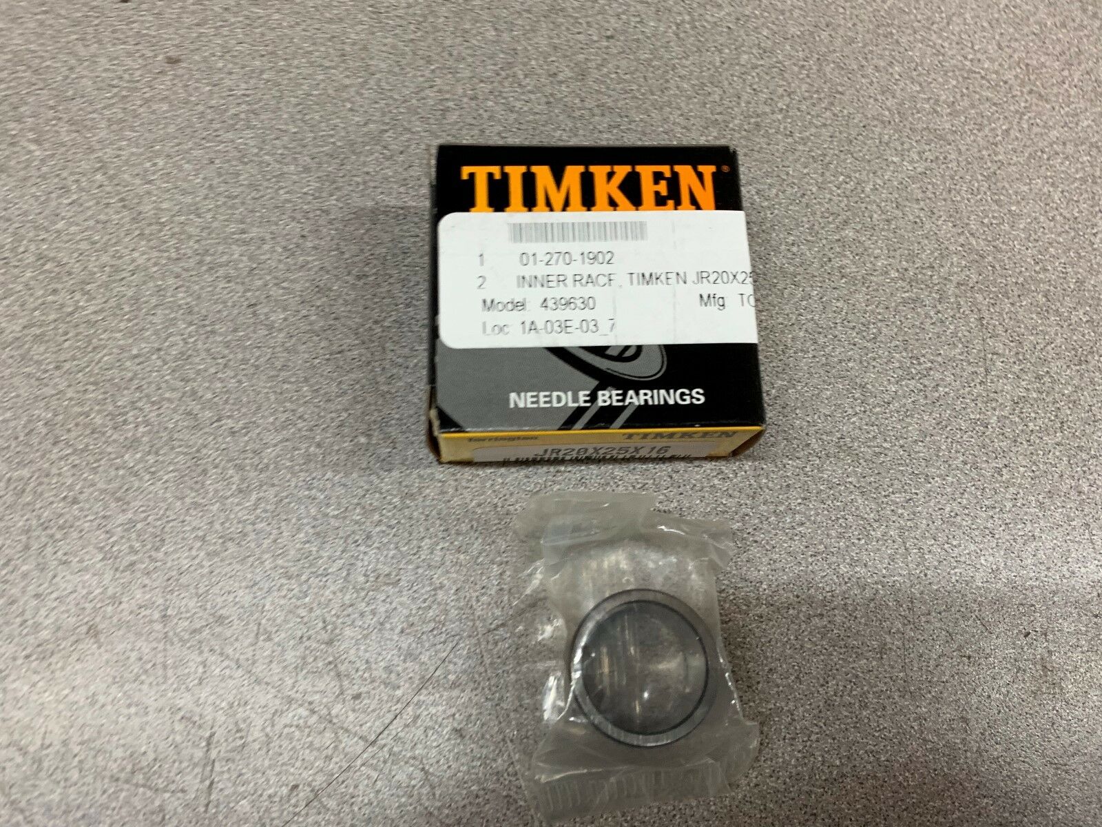 NEW IN BOX TIMKEN BEARING RACE JR20X25X16