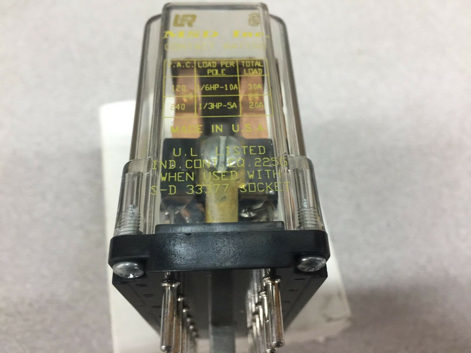 NEW IN BOX MSD RELAY 219XDXPLM